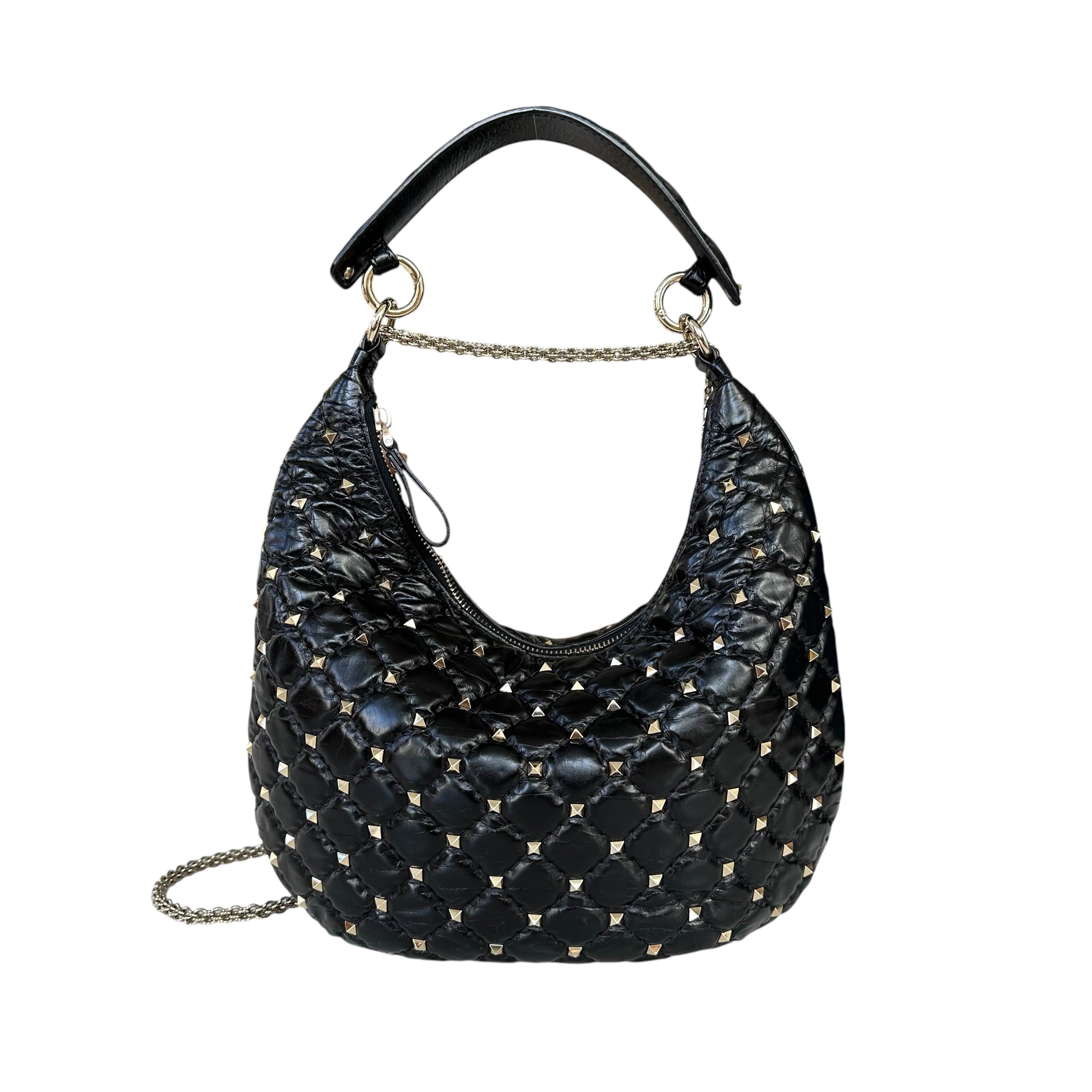 Valentino Garavani borsa Hobo Rockstud Spike