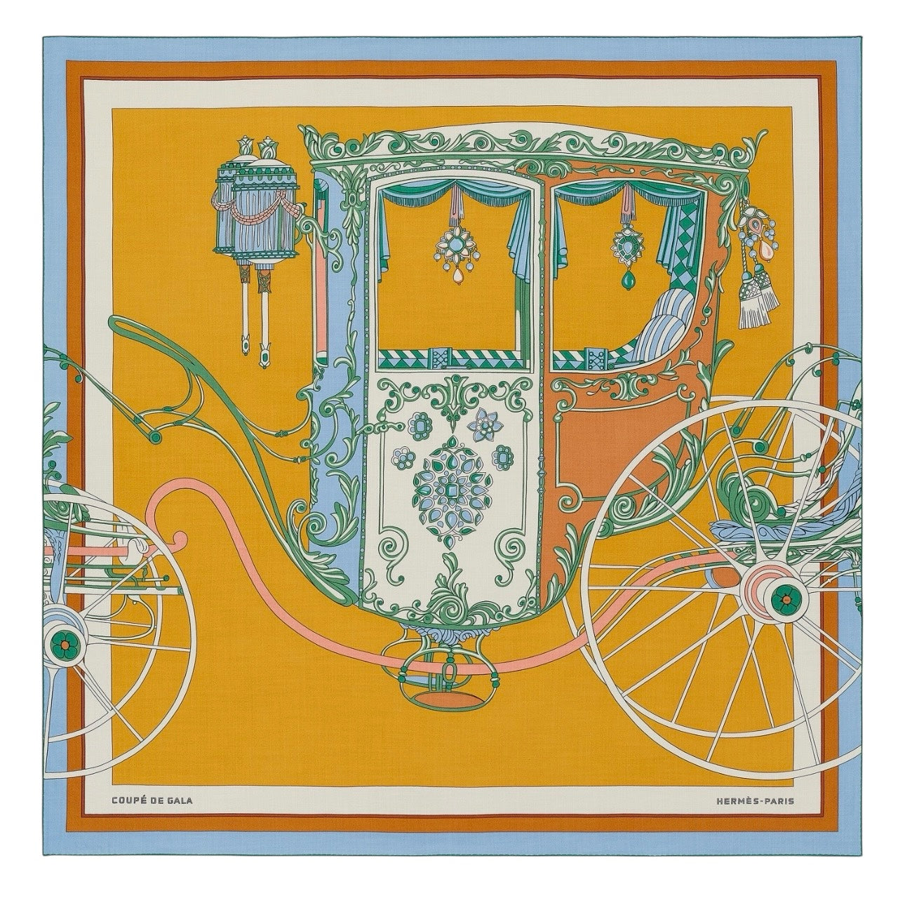 Hermès scialle Coupe de Gala 140