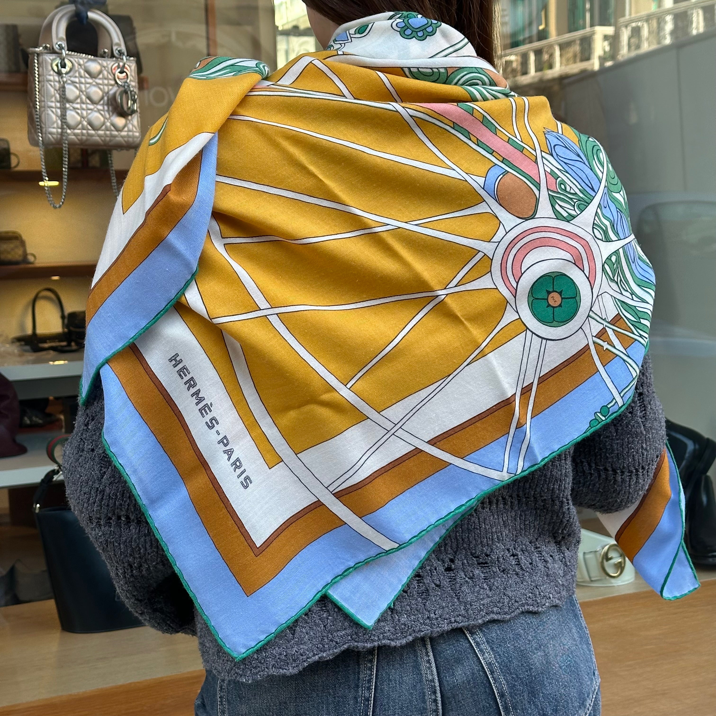 Hermès scialle Coupe de Gala 140