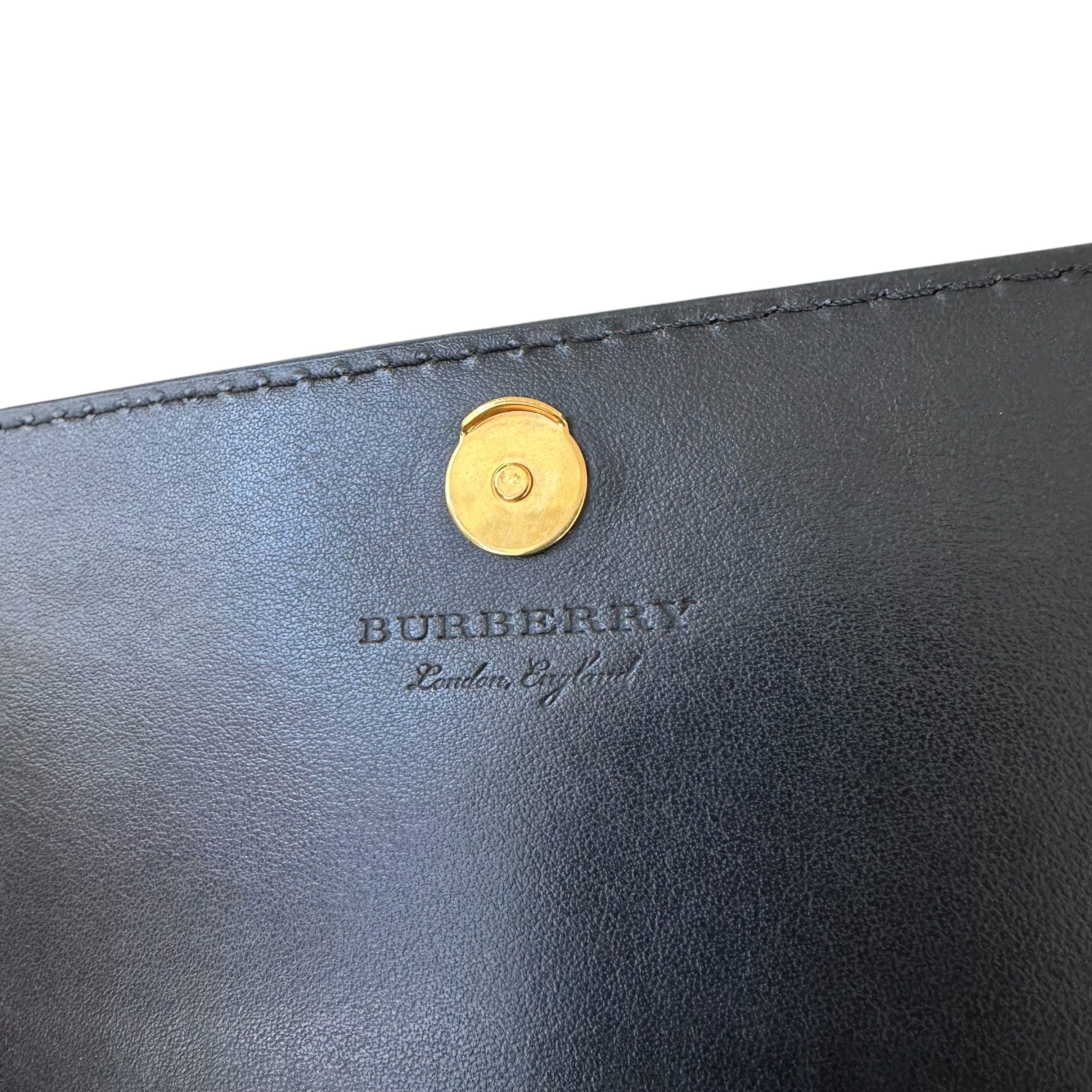 Burberry portafoglio con catena