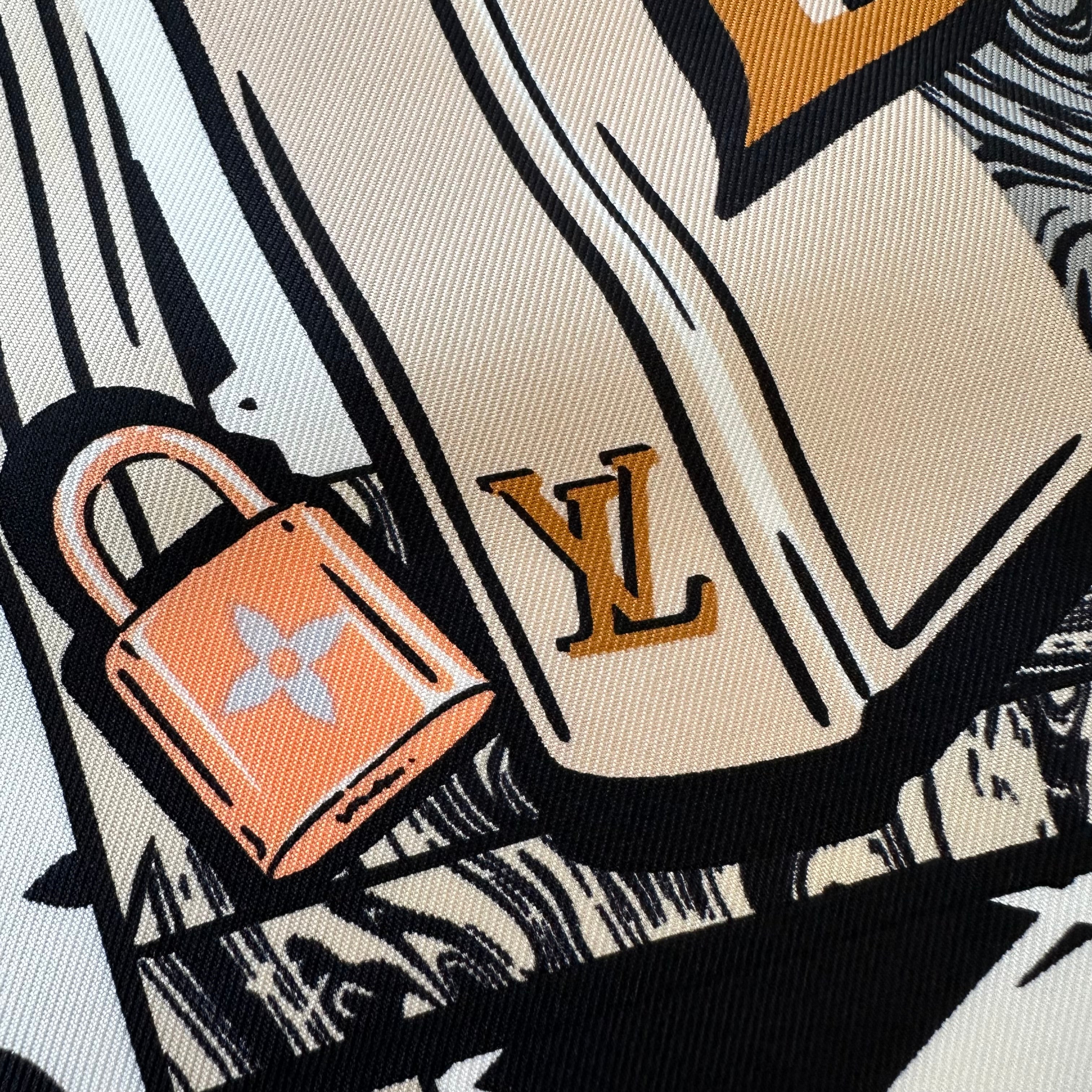 Louis Vuitton foulard Library Square 70 S00