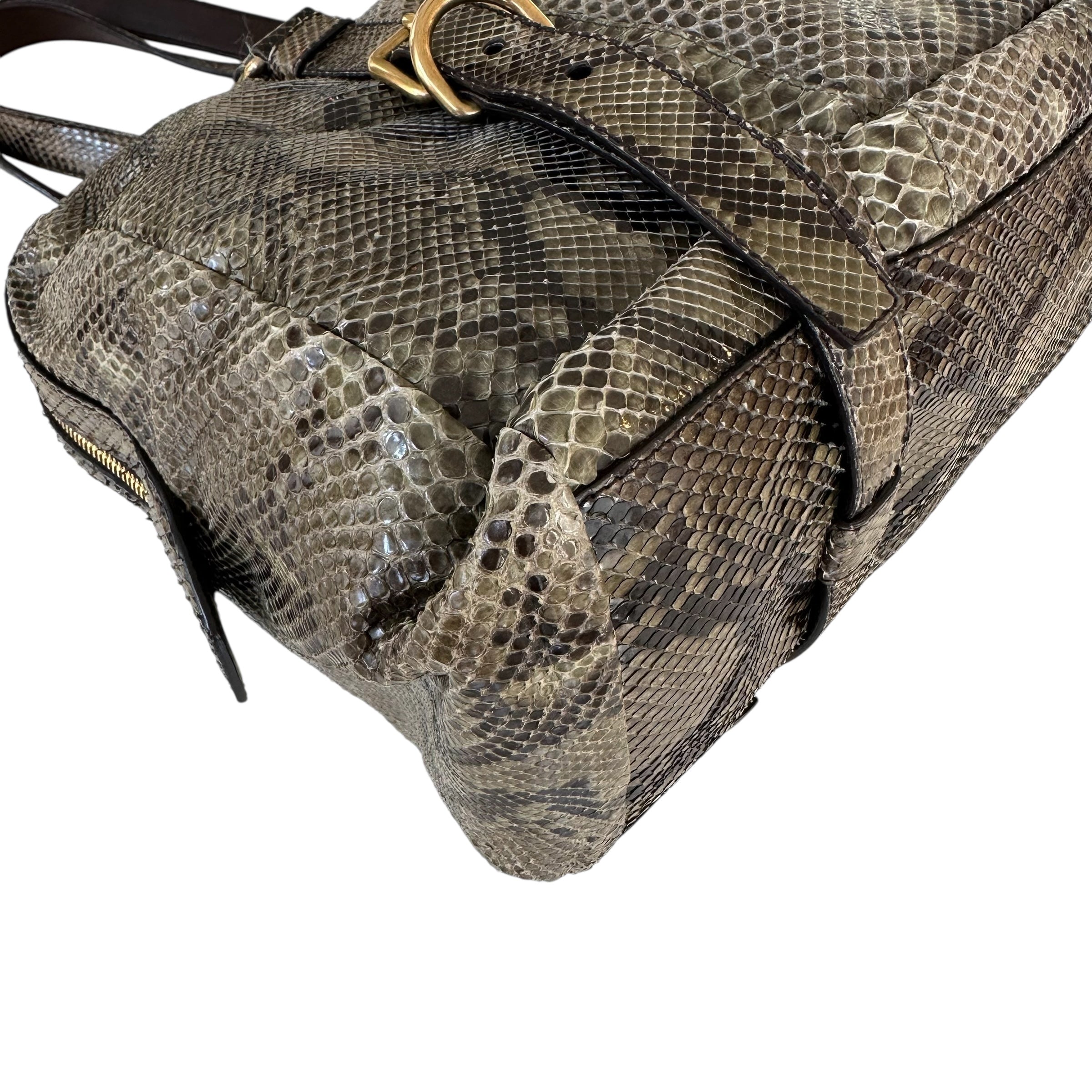 Prada borsa shopping in pitone