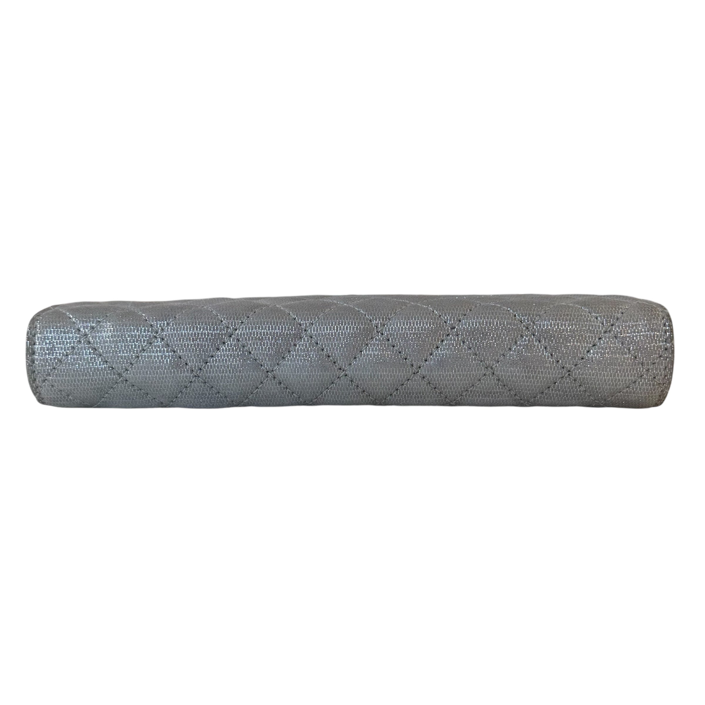 Chanel clutch in tela e lurex