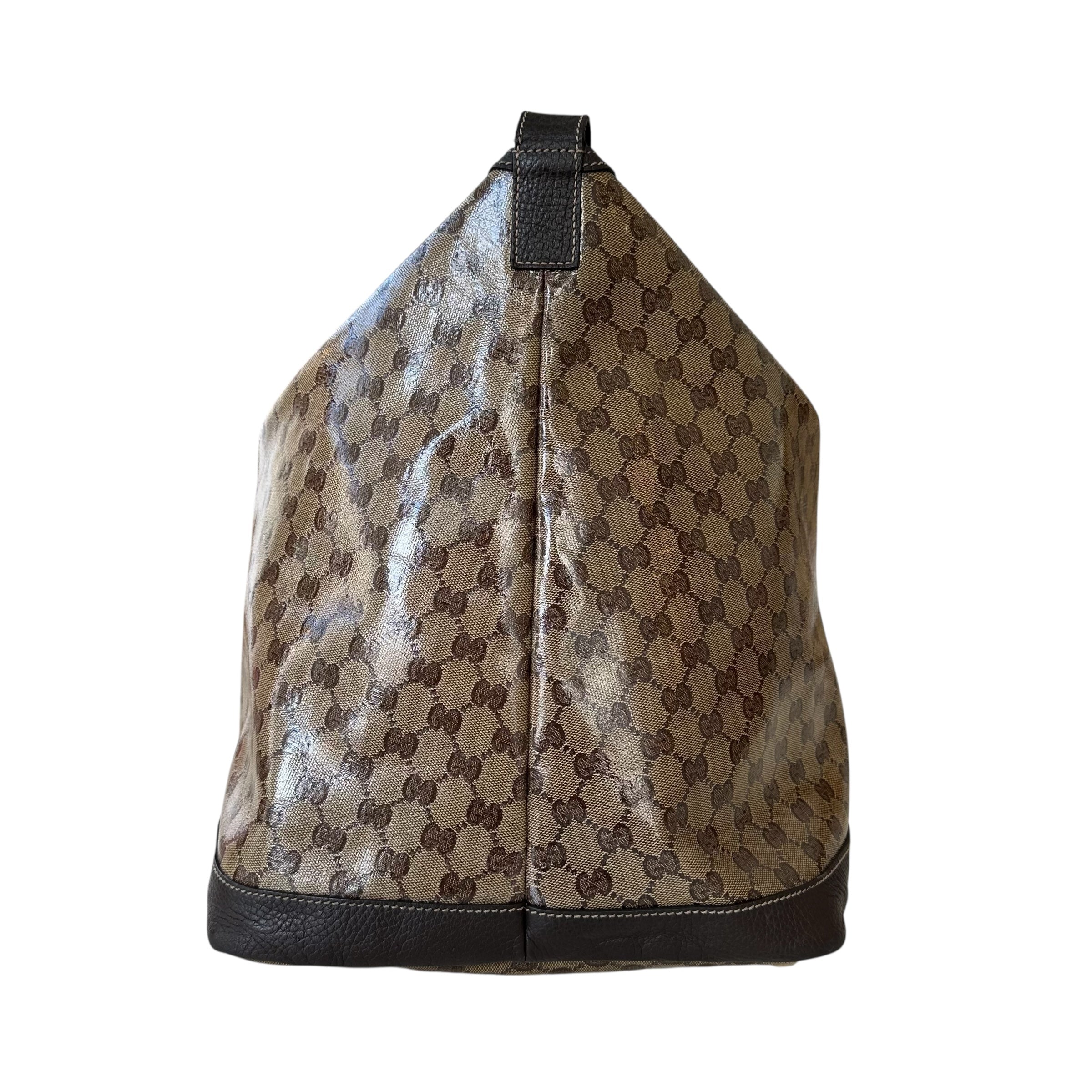 Gucci borsa viaggio in tela GG Crystal