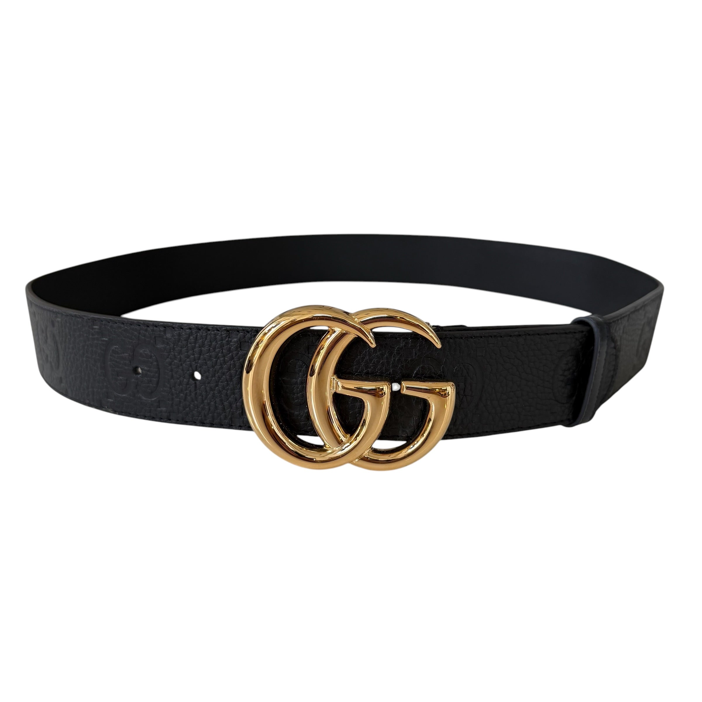 Gucci cintura GG Marmont in pelle Jumbo
