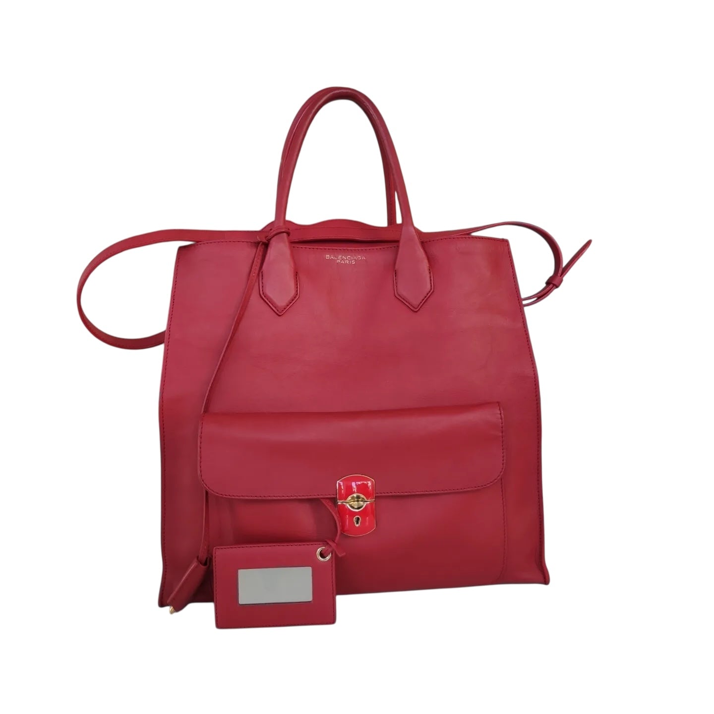 Borsa Balenciaga Padlock On Afternoon in pelle