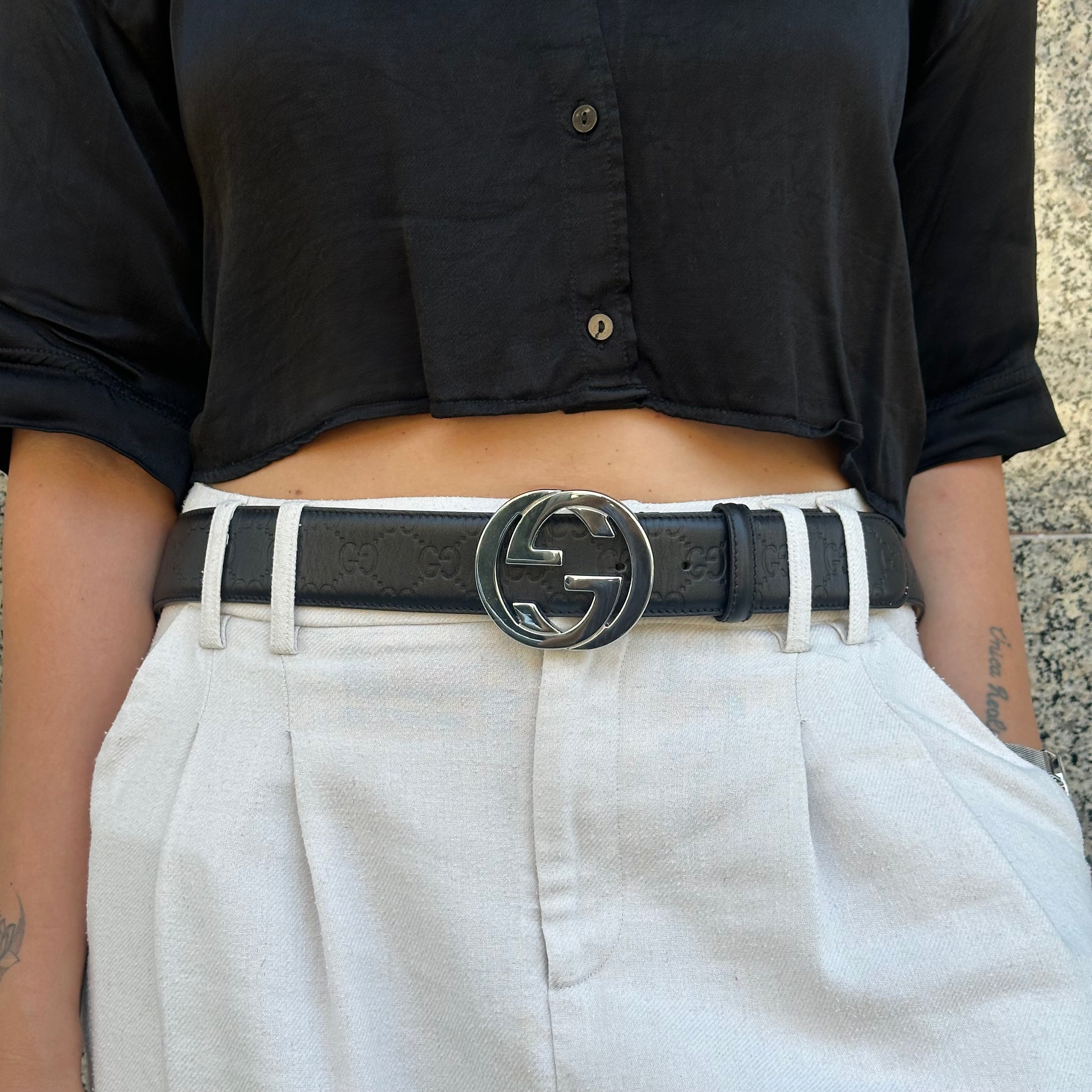Gucci cintura Interlocking