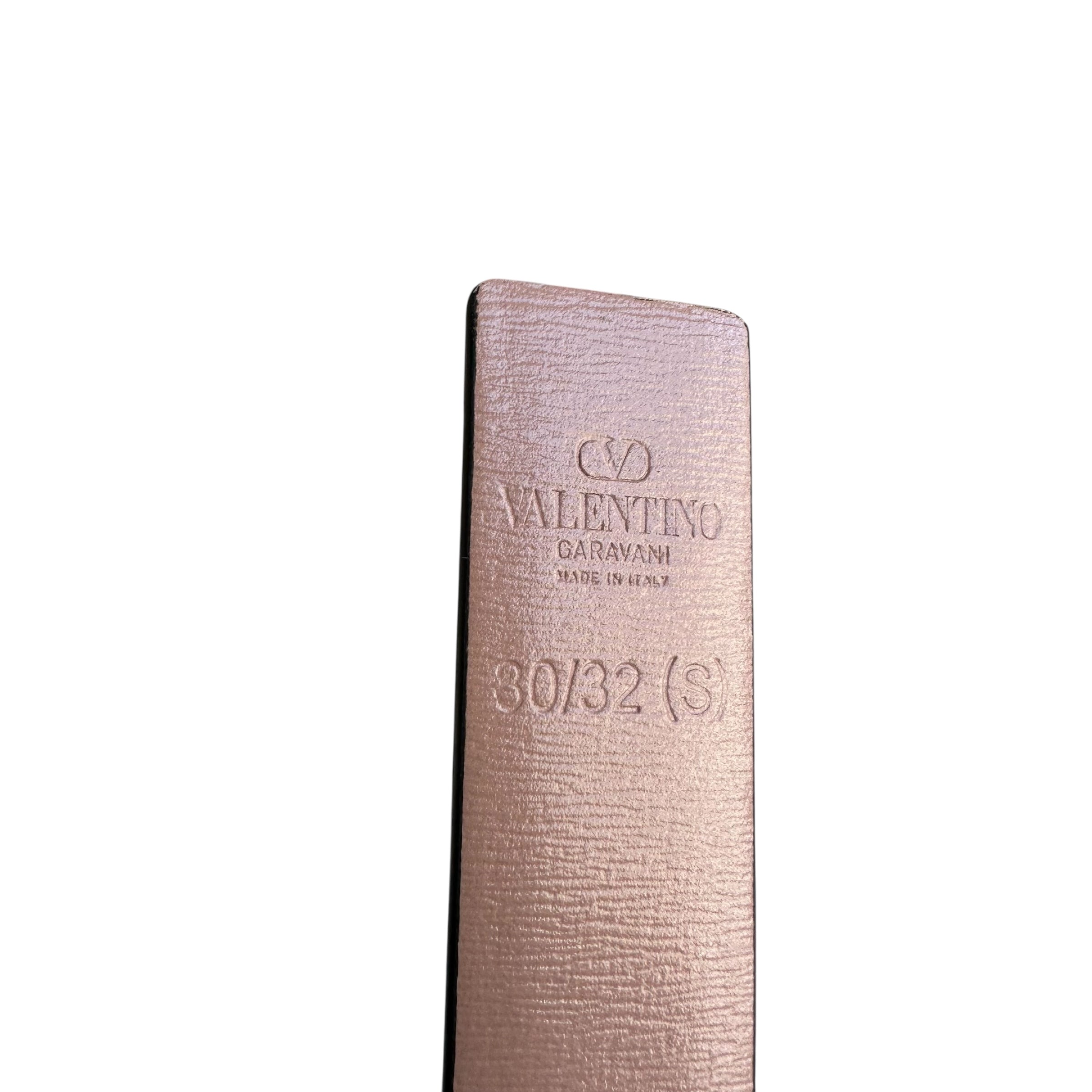Valentino Garavani cintura reversibile Vlogo Signature