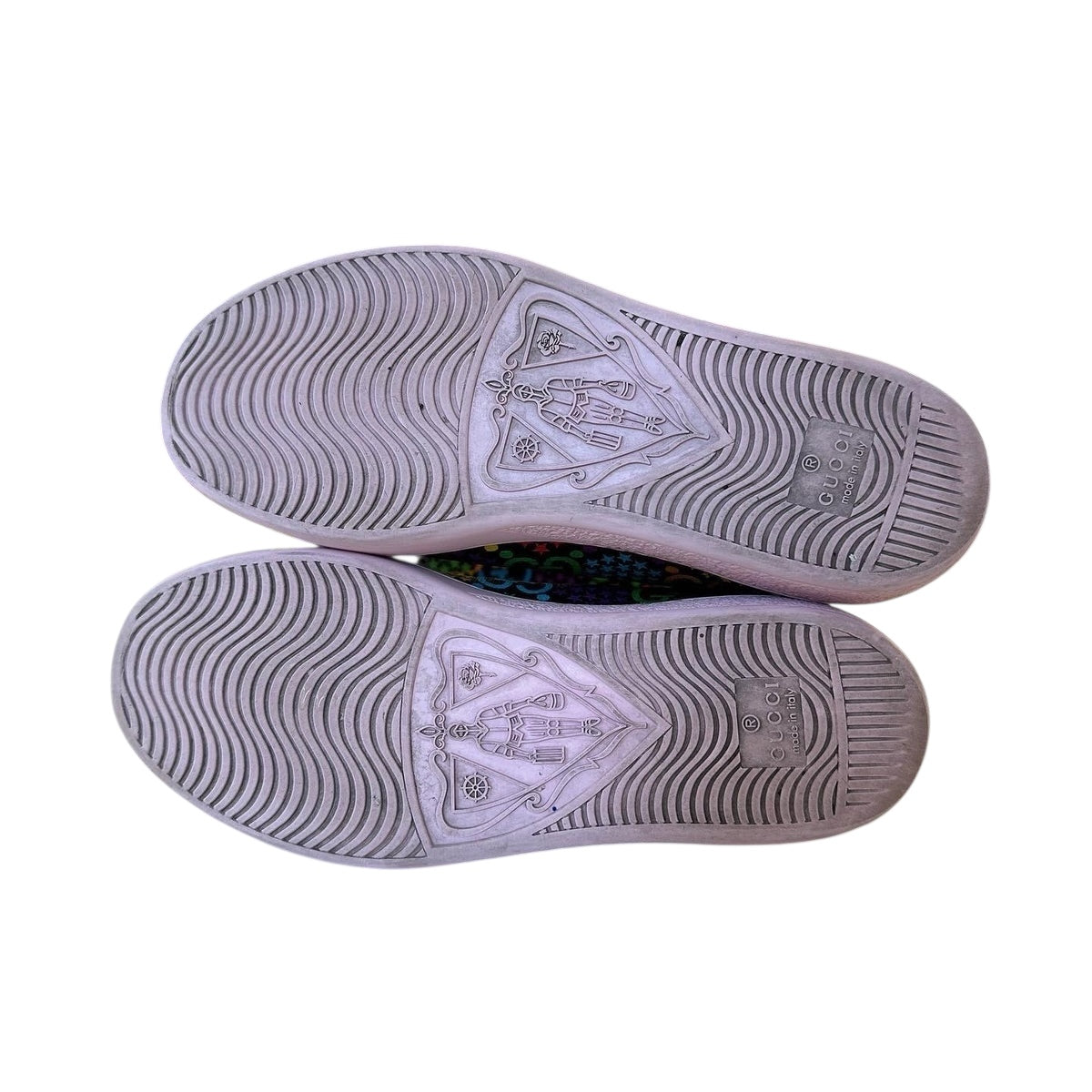 Sneaker Gucci in tela GG Psychedelic e finiture in pelle rosa Stile: 610086