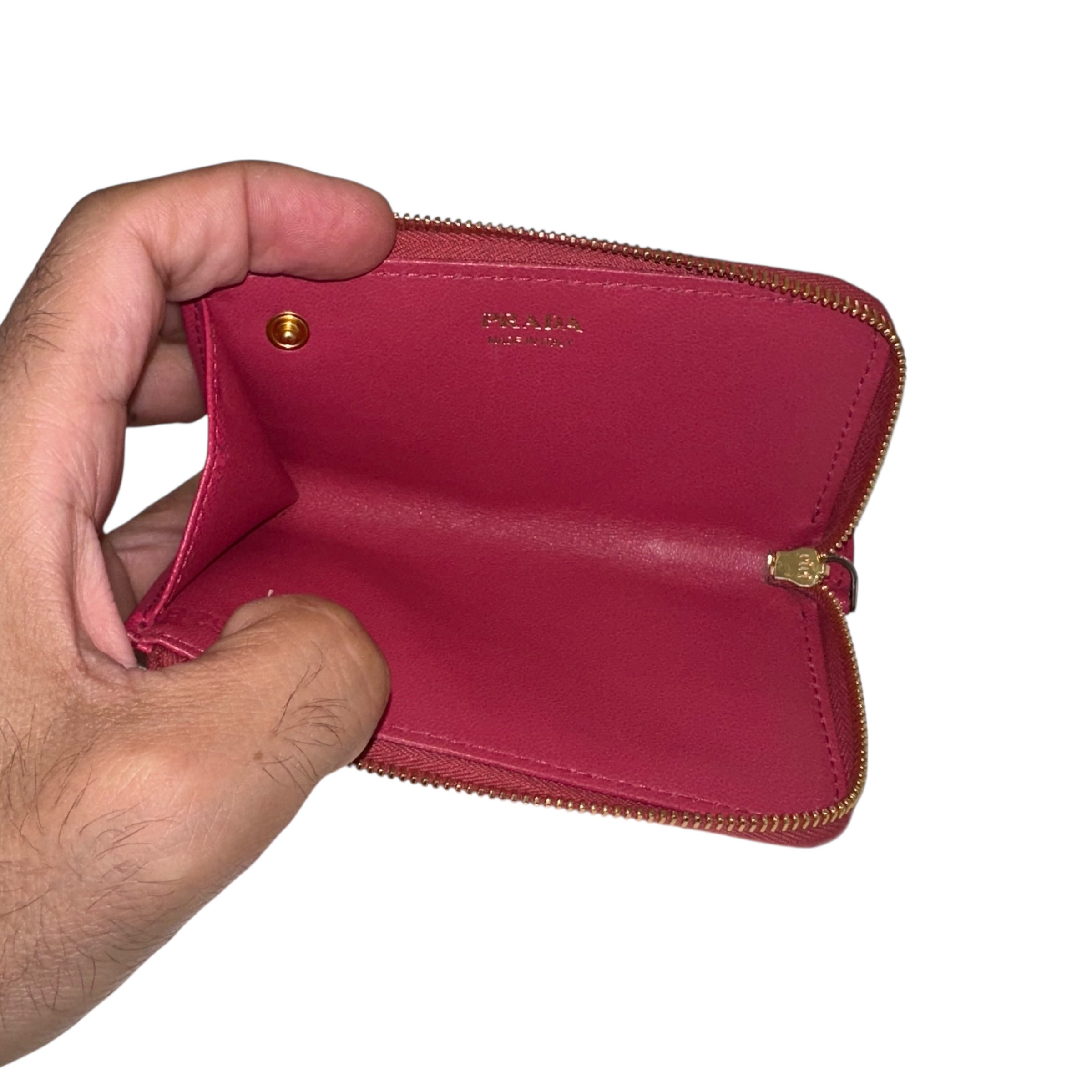 Prada portachiavi in pelle Saffiano