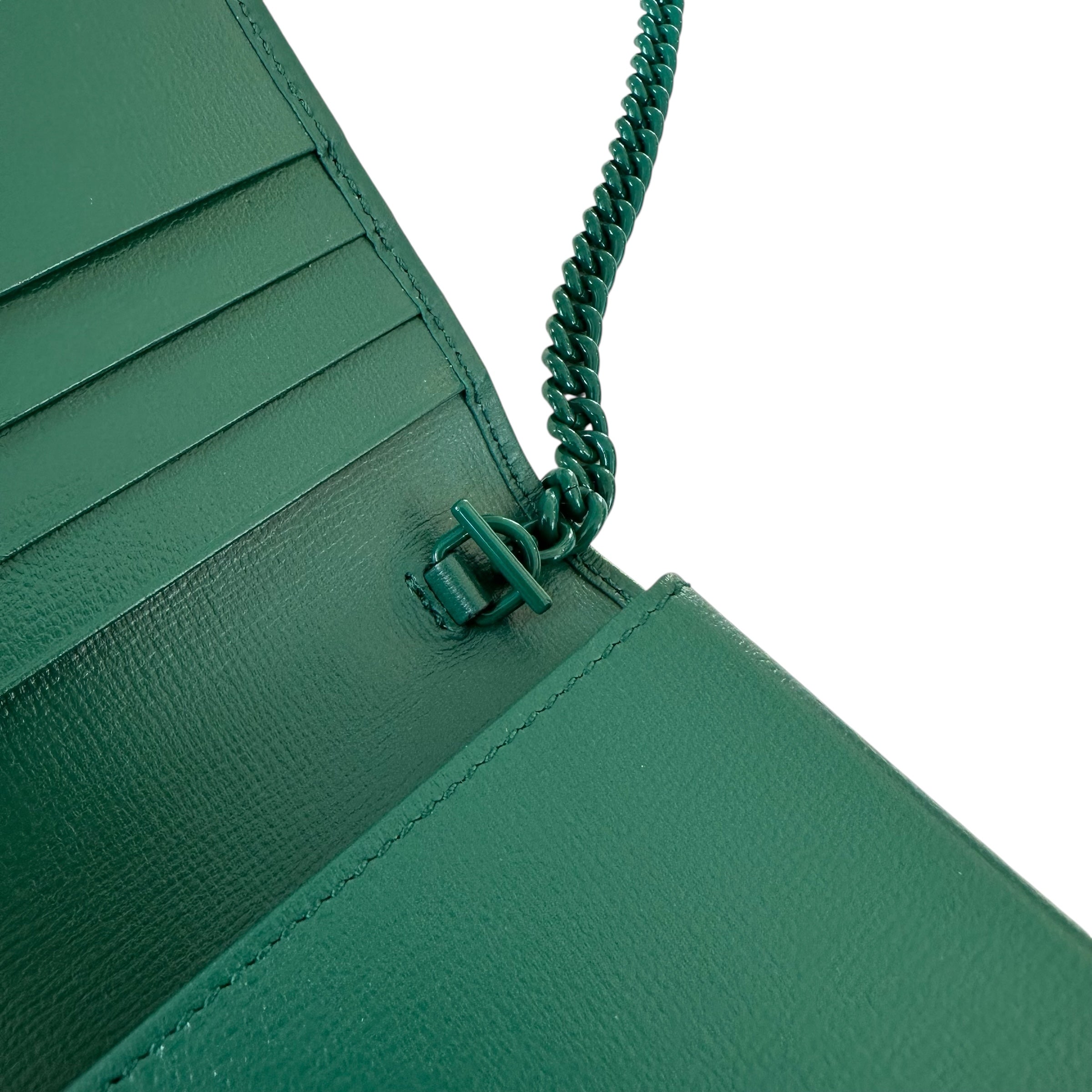 Gucci portafoglio con catena Horsebit 1955