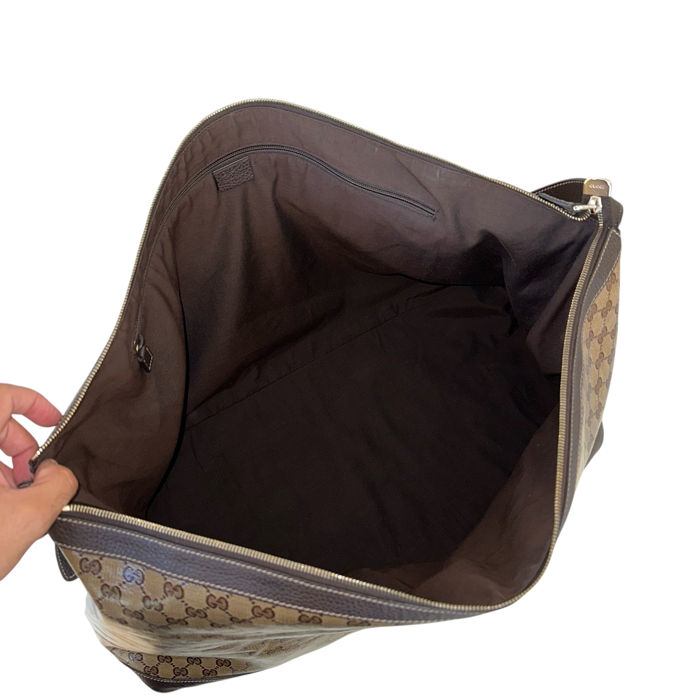 Gucci borsa viaggio in tela GG Crystal