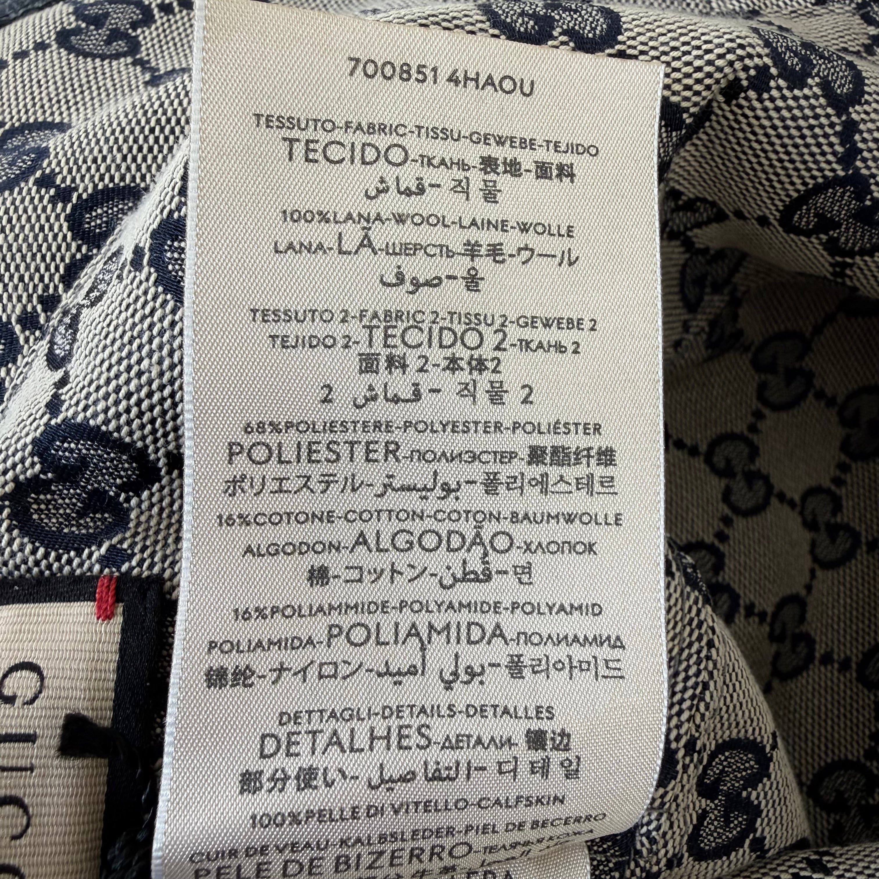 Gucci cappello da pescatore reversibile