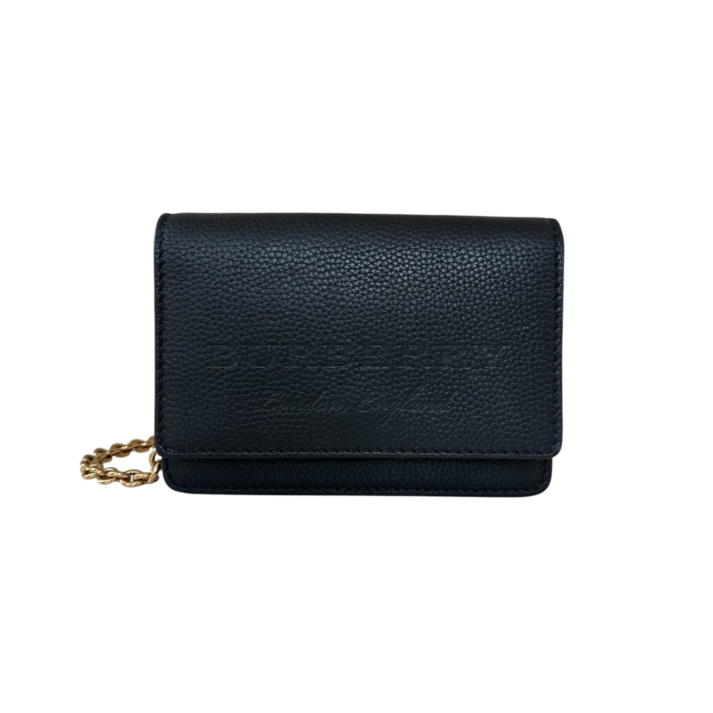 Burberry portafoglio con catena