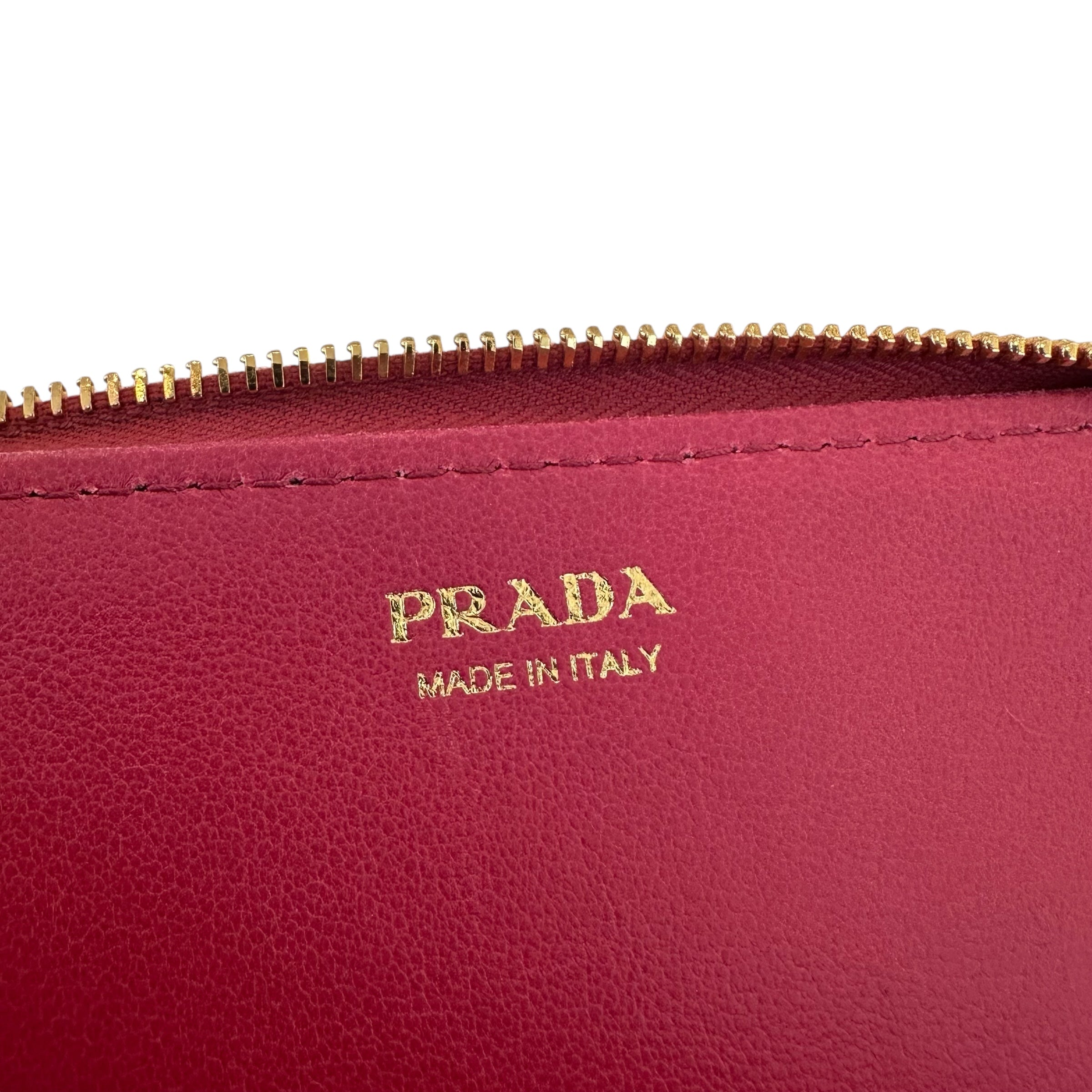 Prada portachiavi in pelle Saffiano