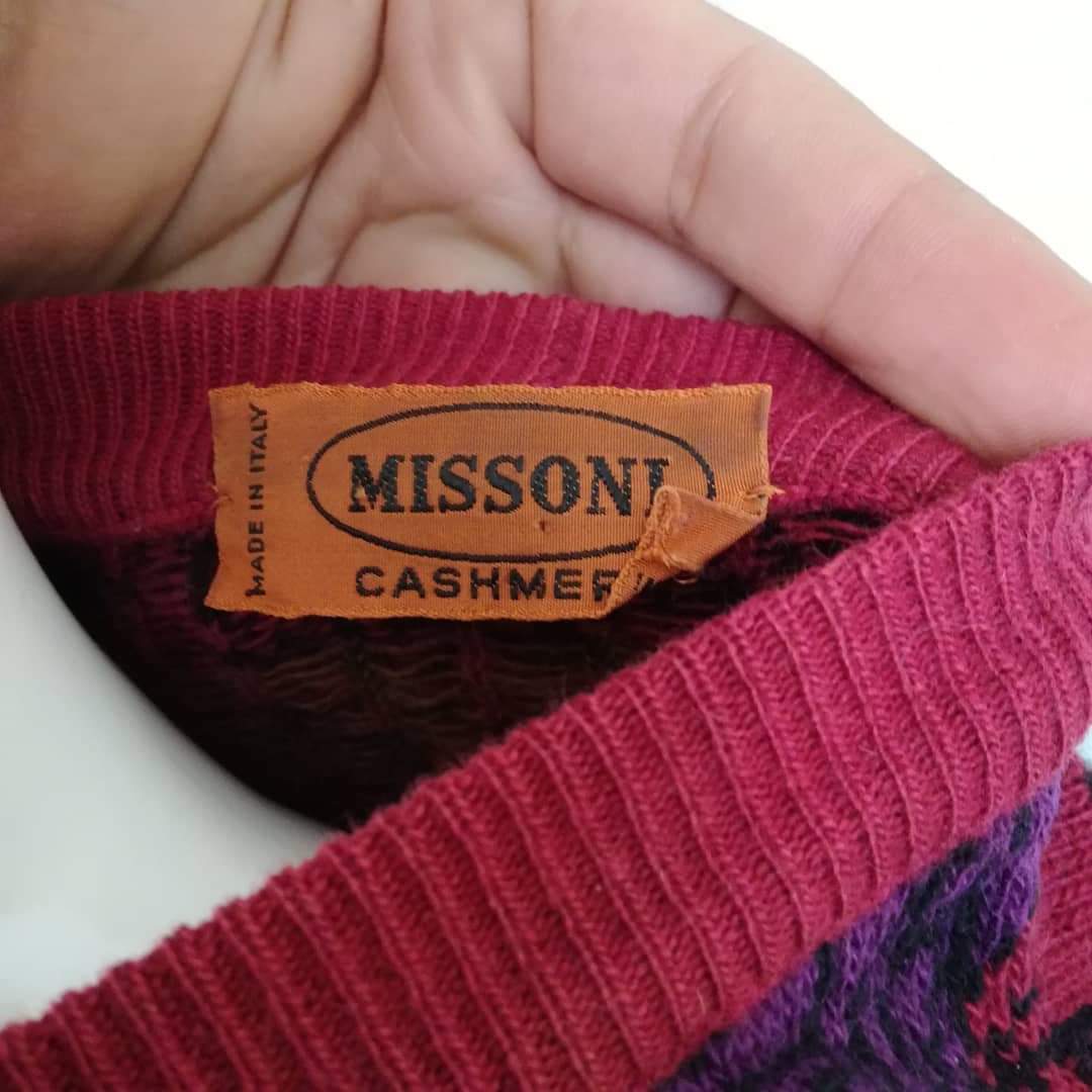 Maglione Missoni donna vintage in cachemire tg. M