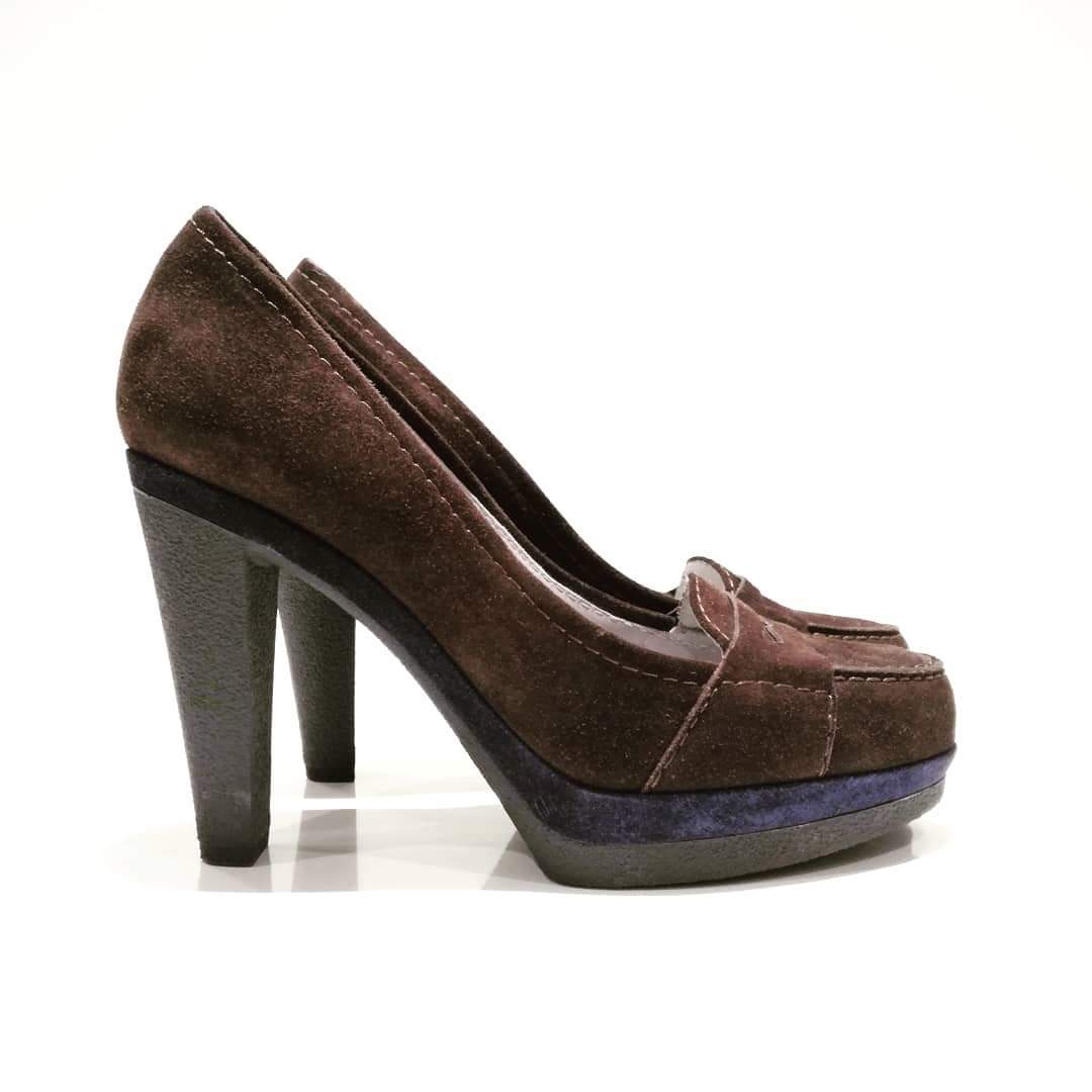 Scarpe Sergio Rossi in scamosciato marrone