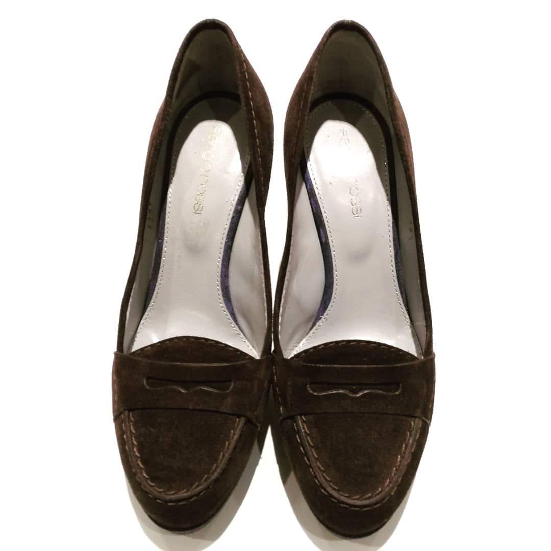 Scarpe Sergio Rossi in scamosciato marrone