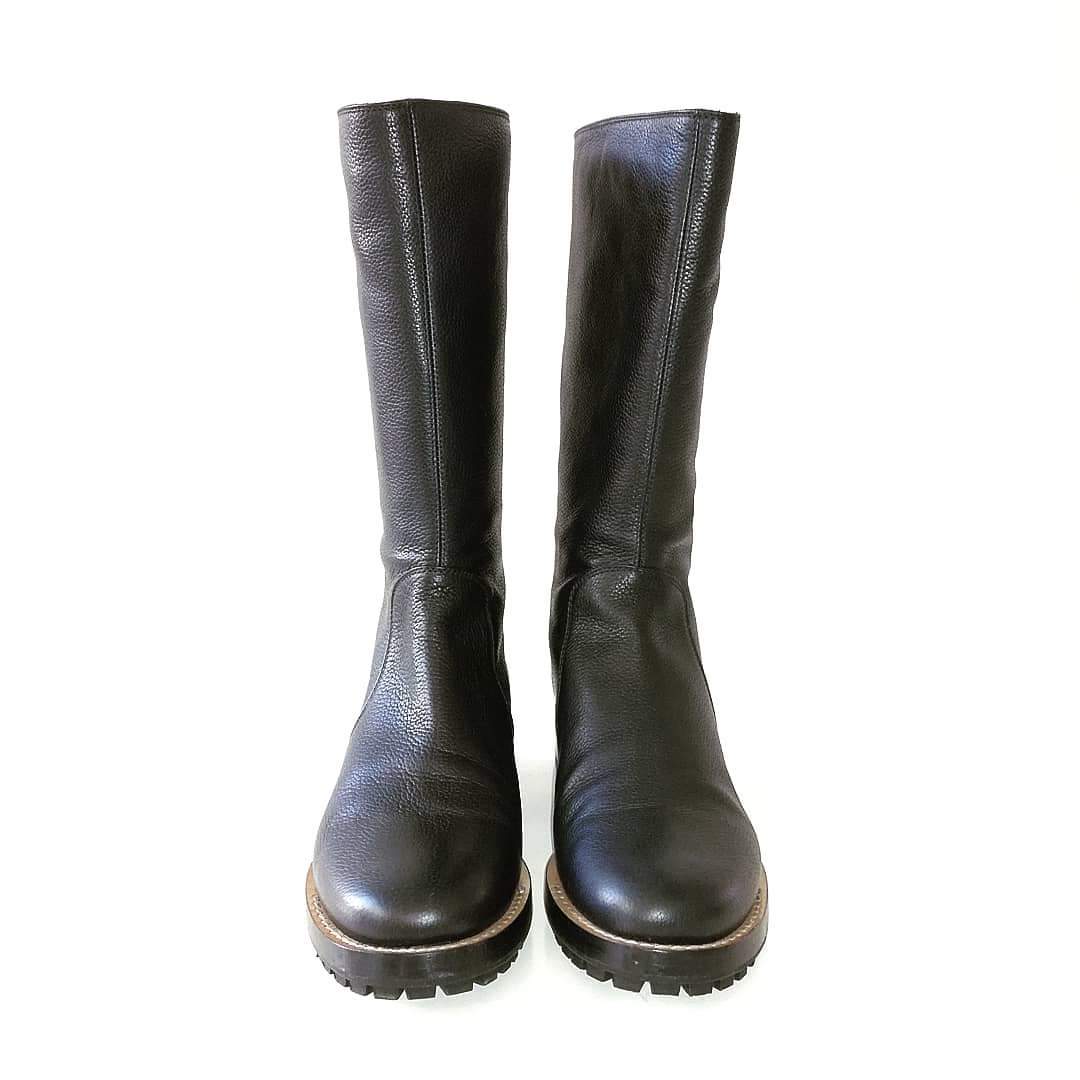 Stivali donna Sergio Rossi in pelle martellata