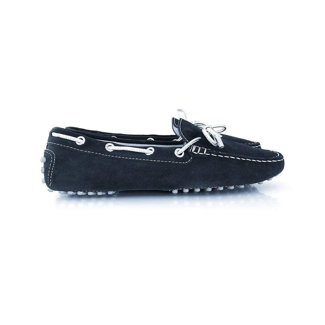 Tod's gommino mocassino donna in pelle scamosciata