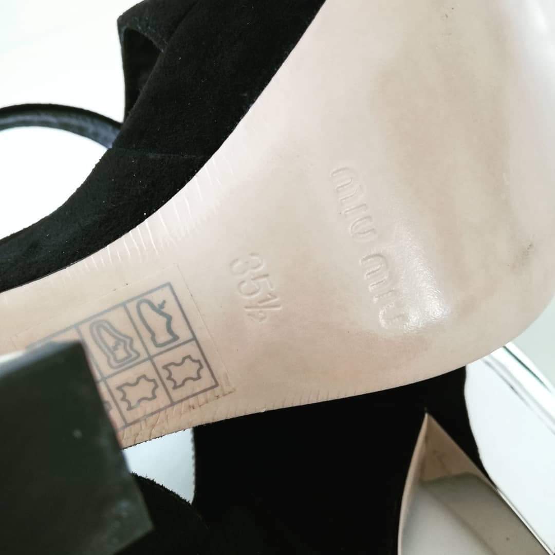 Sandalo Miu Miu in scamosciato