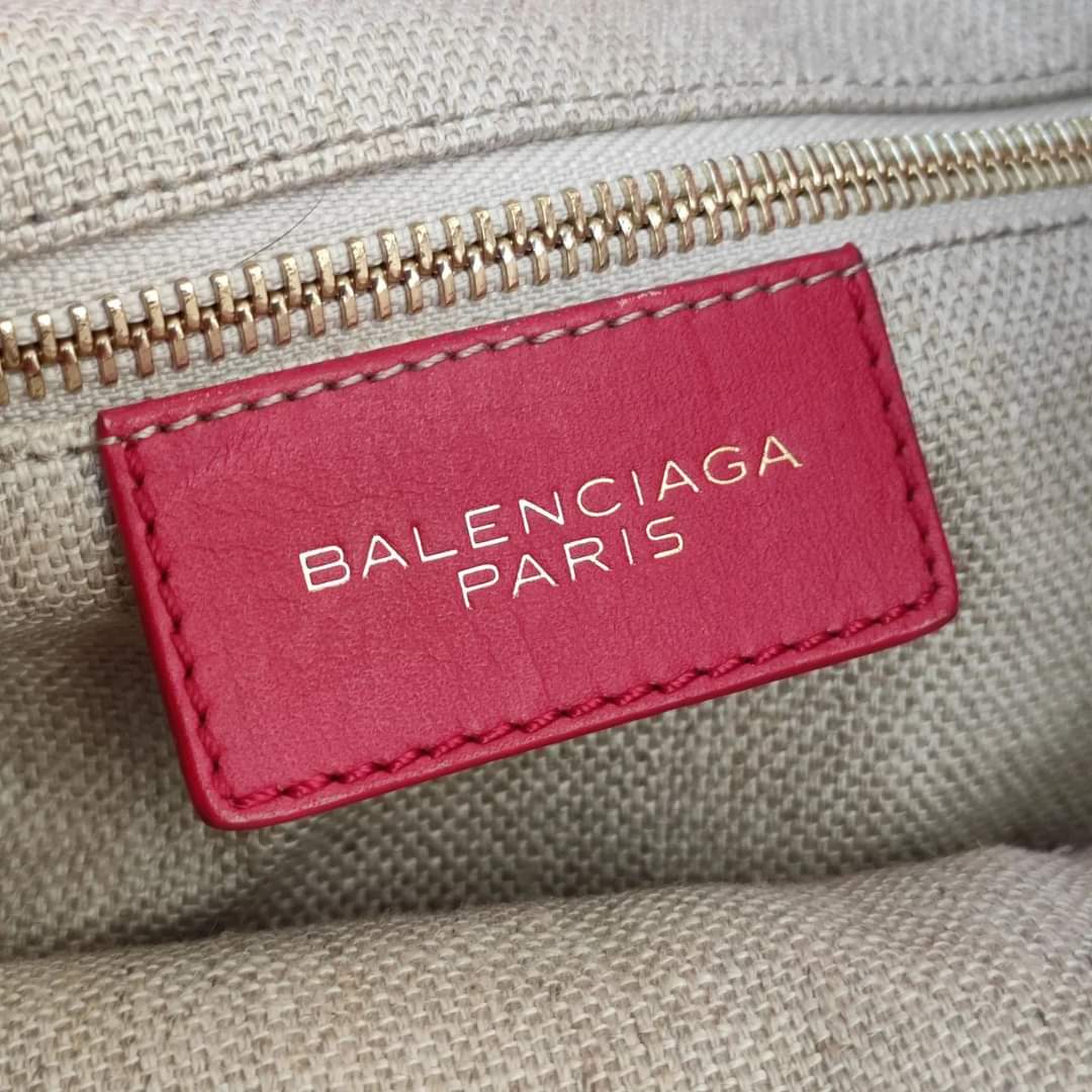 Borsa Balenciaga Padlock On Afternoon in pelle