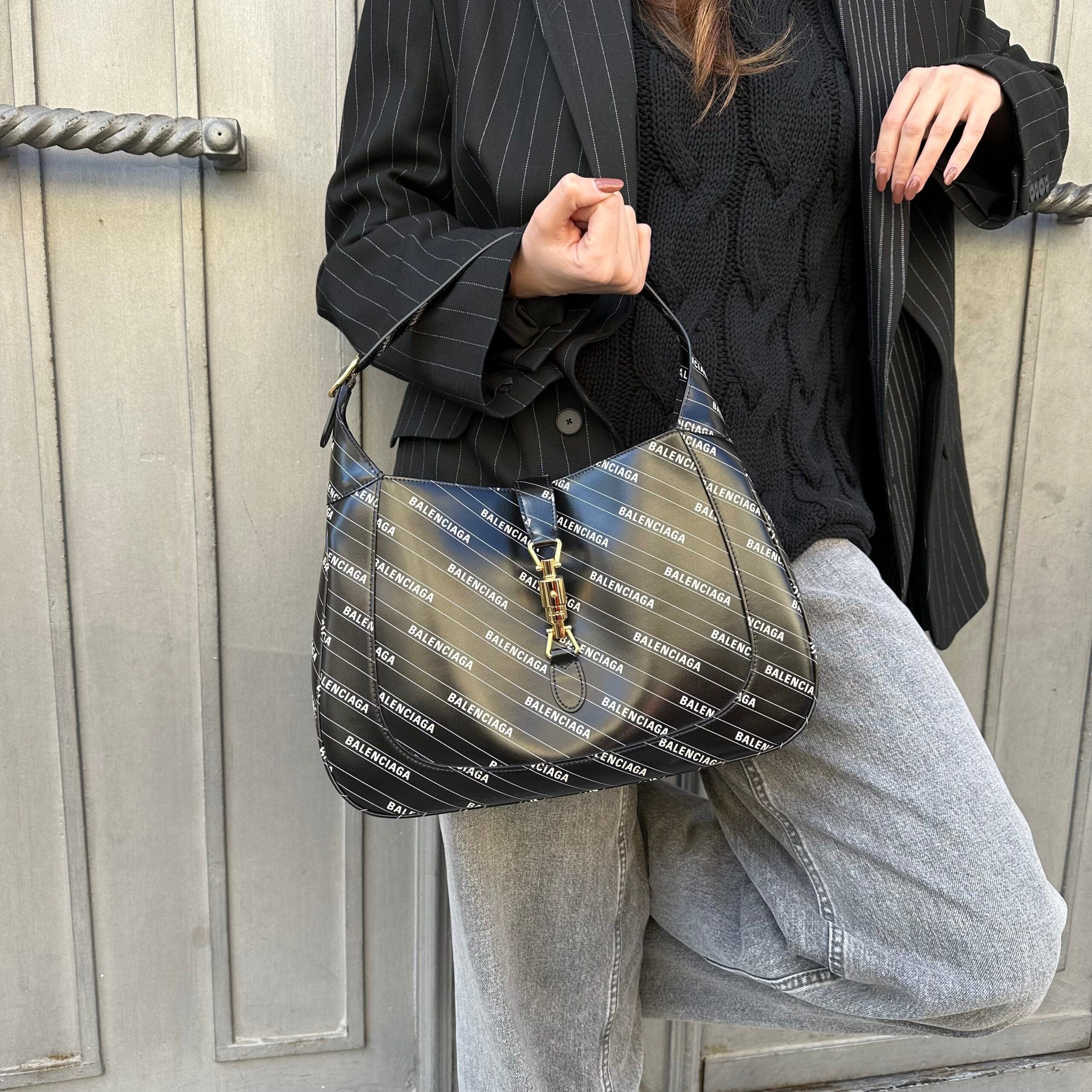 Gucci x Balenciaga borsa a spalla Jackie 1961