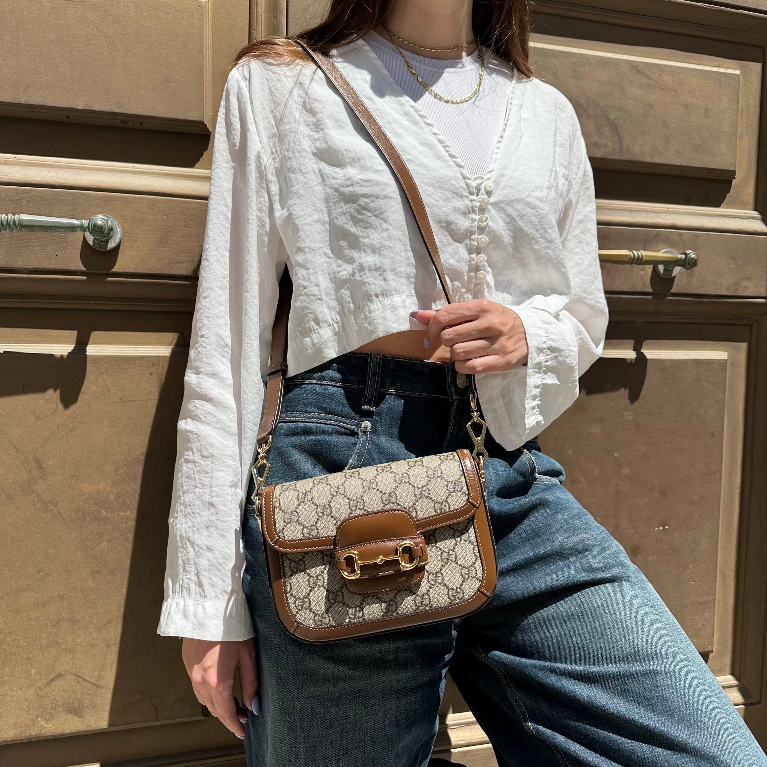 Gucci mini borsa Horsebit 1955