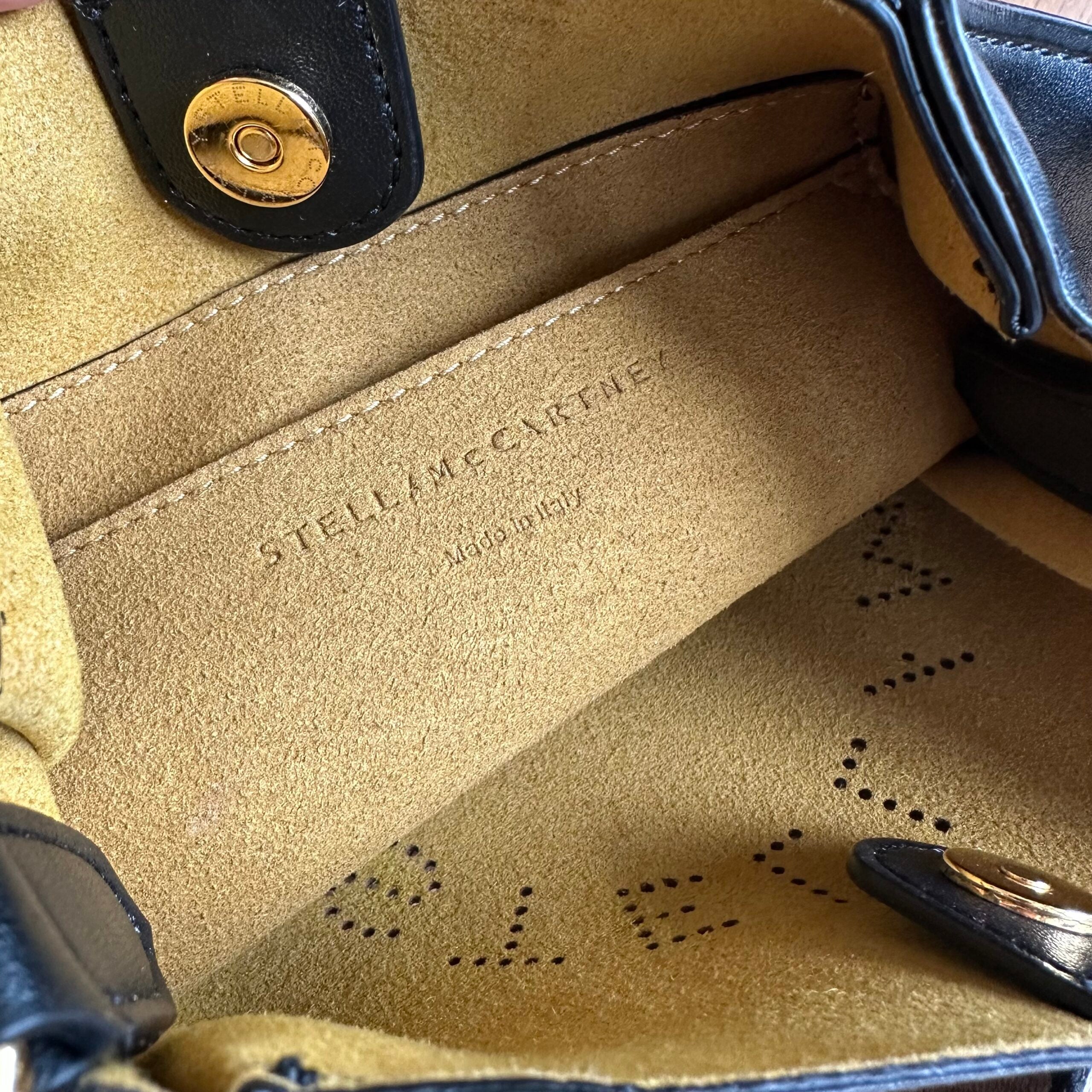 Stella McCartney micro borsa a tracolla con logo Stella