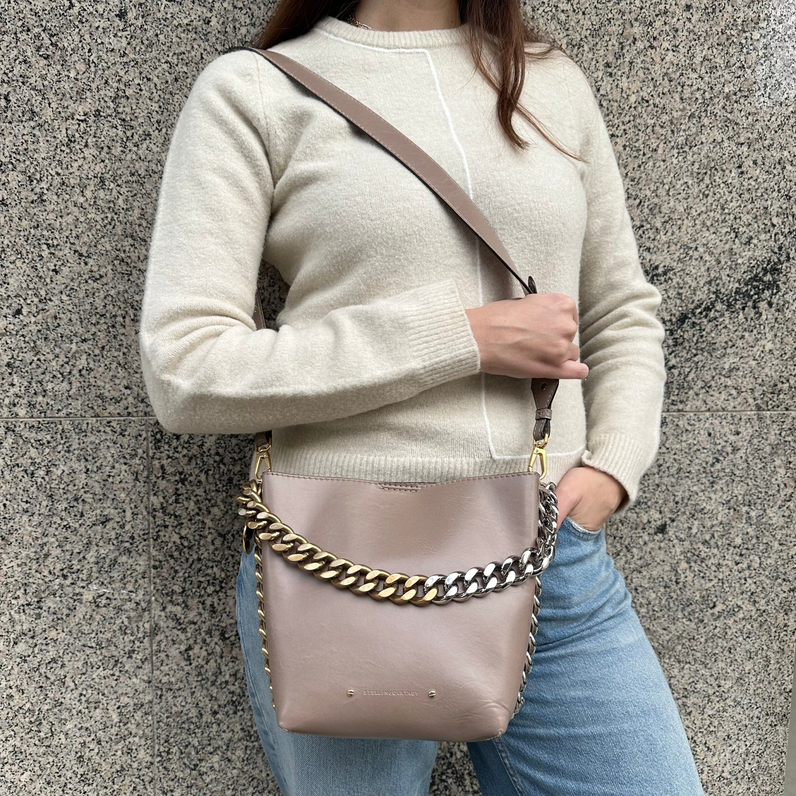 Stella McCartney borsa a secchiello Frayme