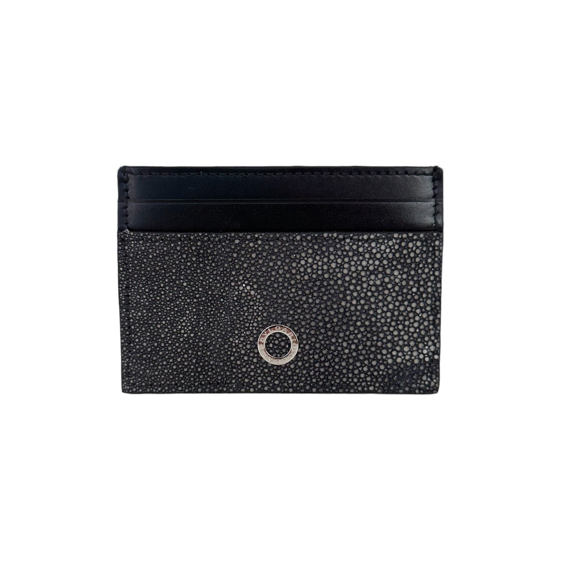 Porta Carte In Pelle Bovina – Athletic Club Bilbao – 6 Scomparti – Nero Con Dettagli Argento