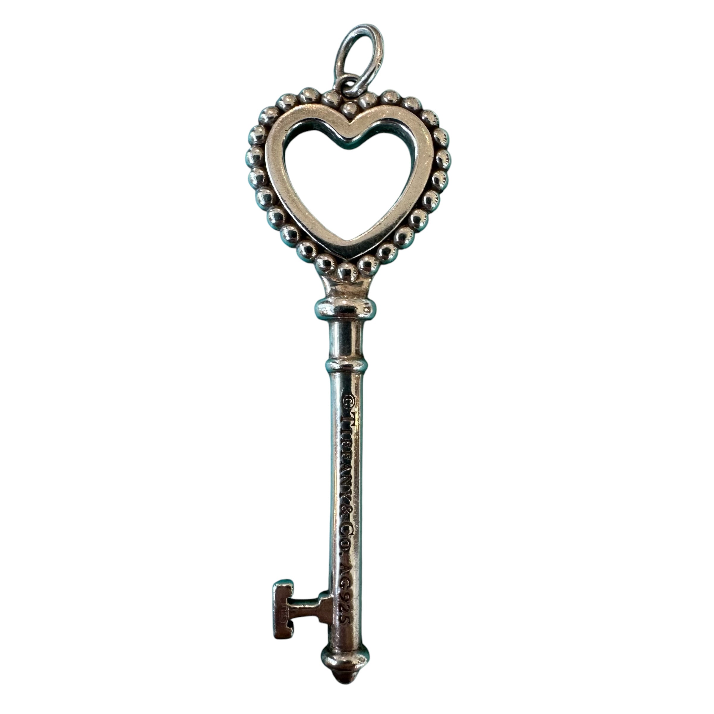 Tiffany & Co ciondolo chiave in argento