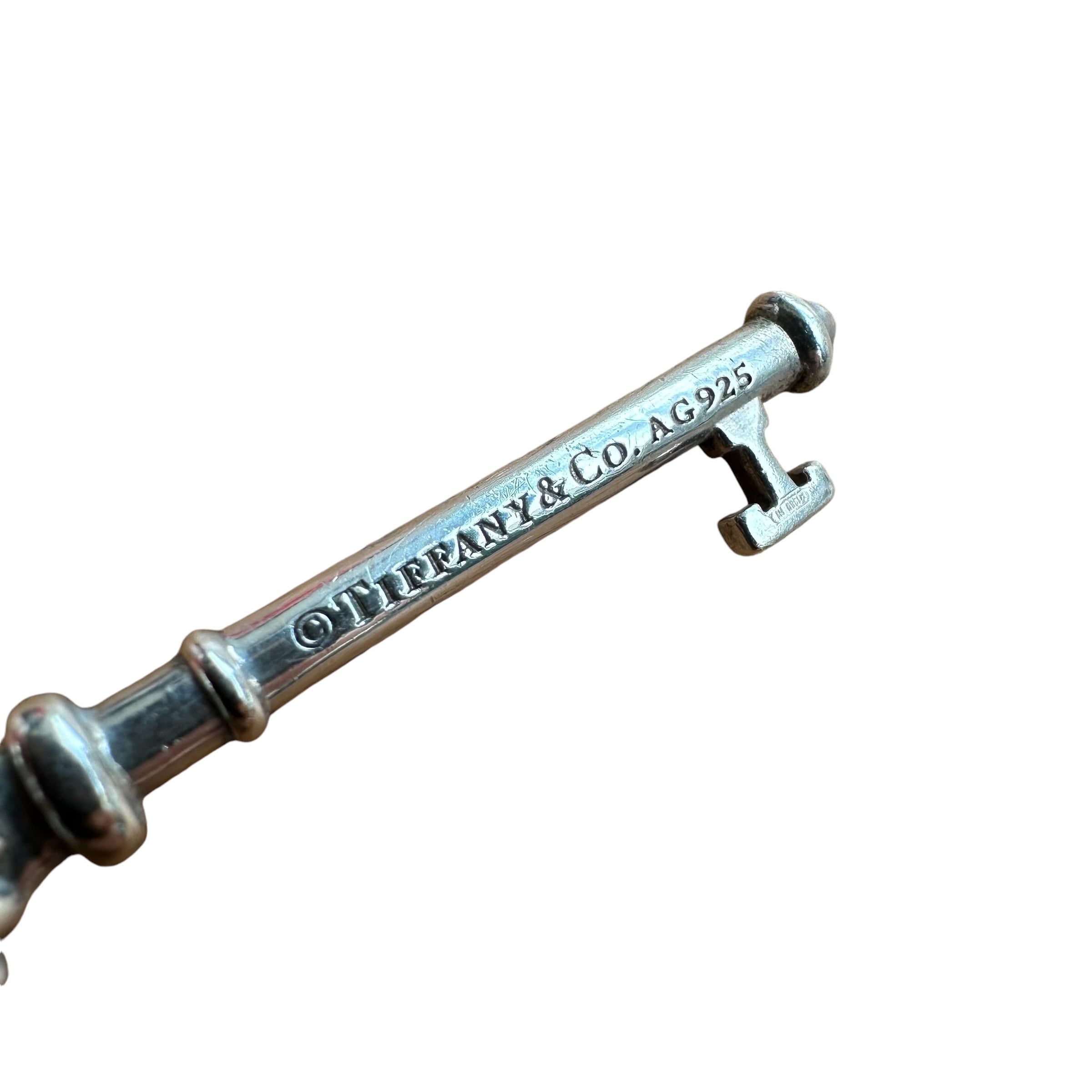 Tiffany & Co ciondolo chiave in argento