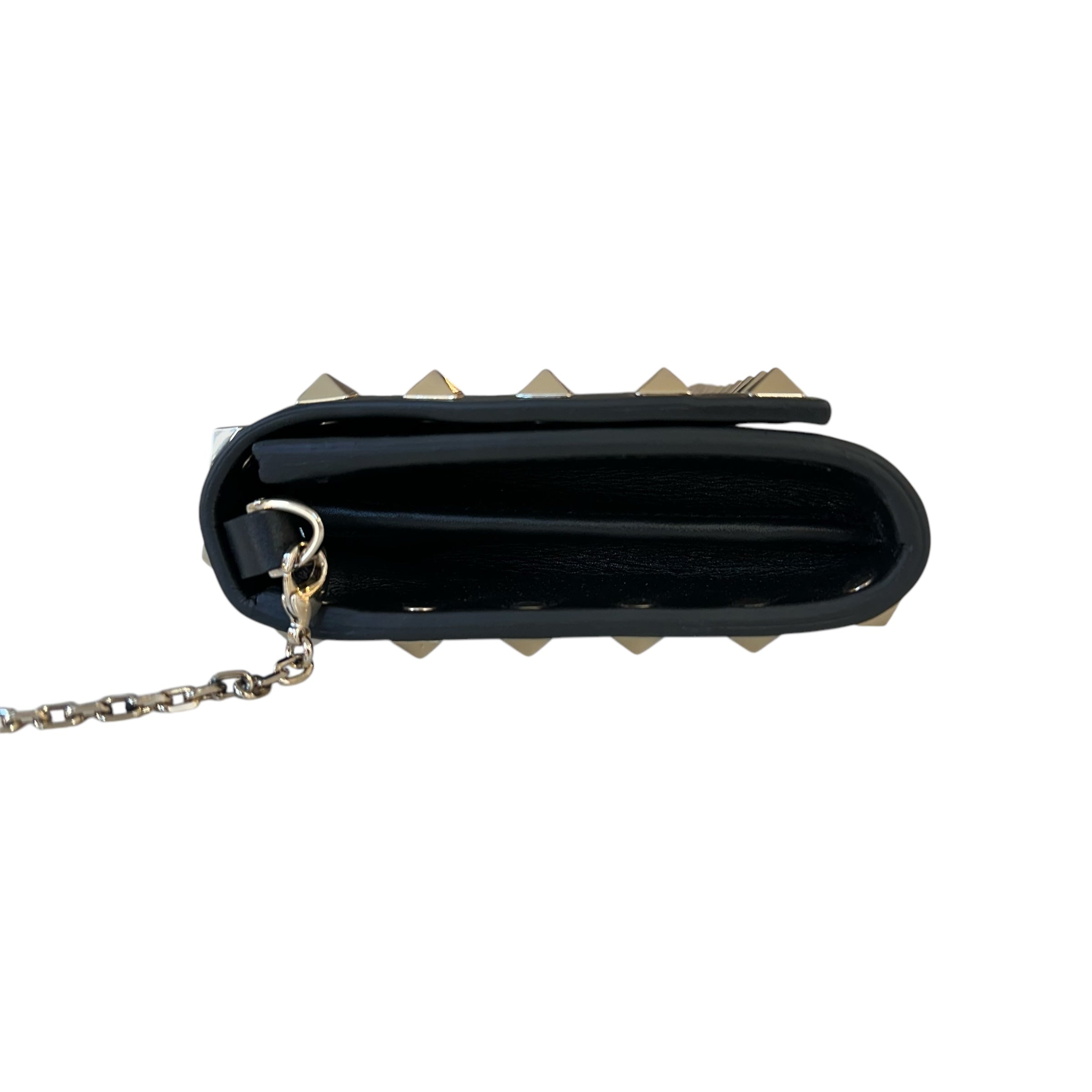 Valentino portafoglio con catena Rockstud