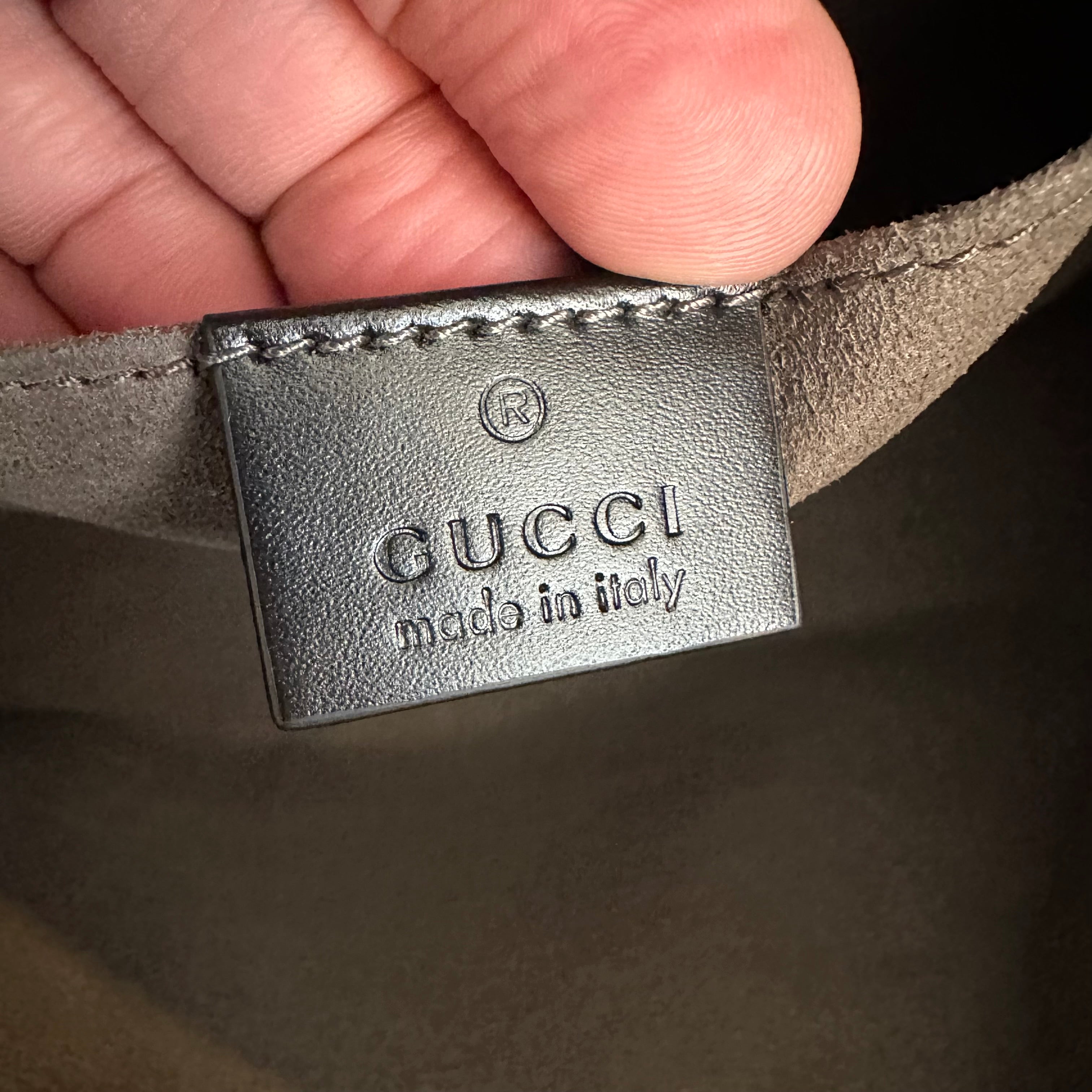Gucci Pouch in pelle GG