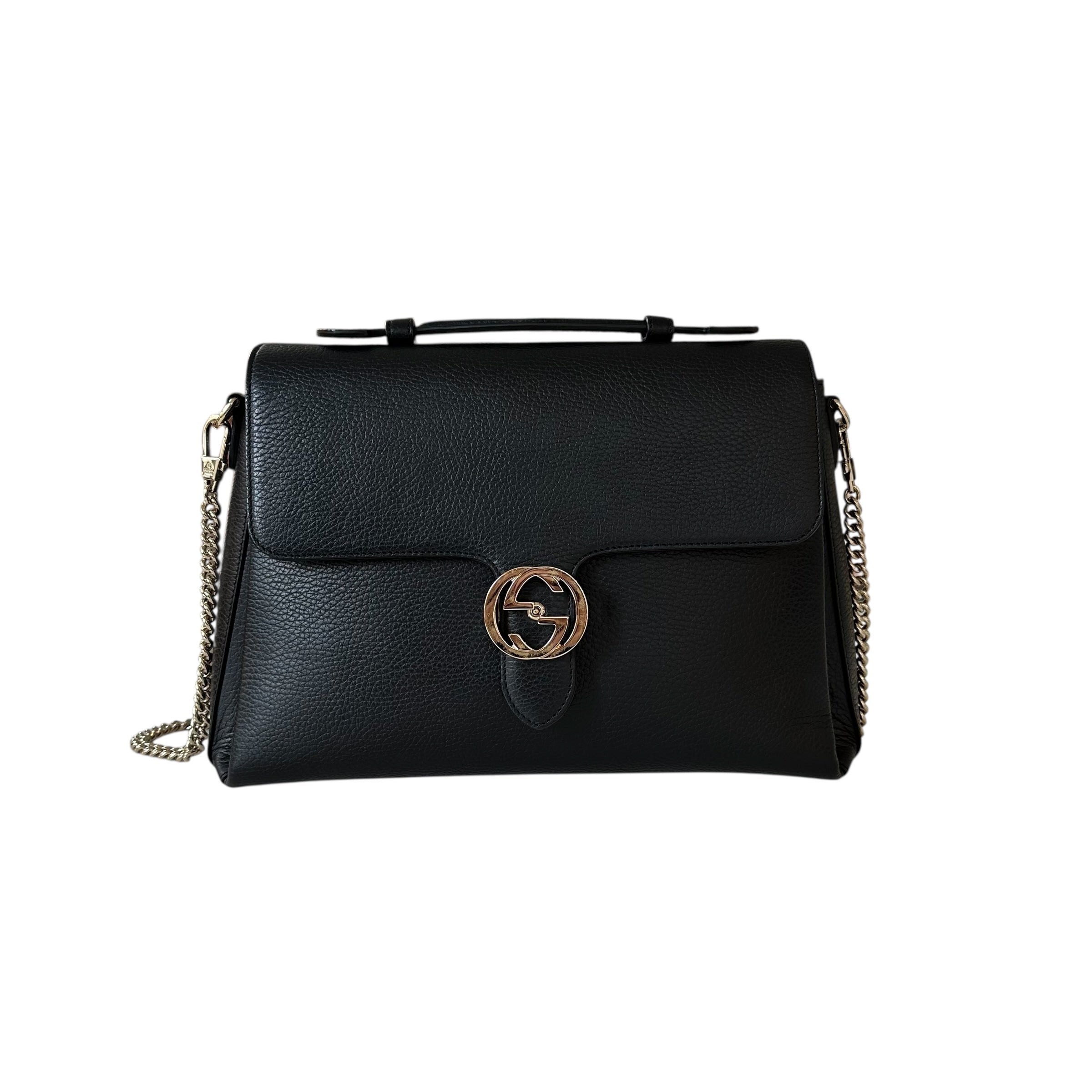 Gucci borsa Interlocking con manico superiore