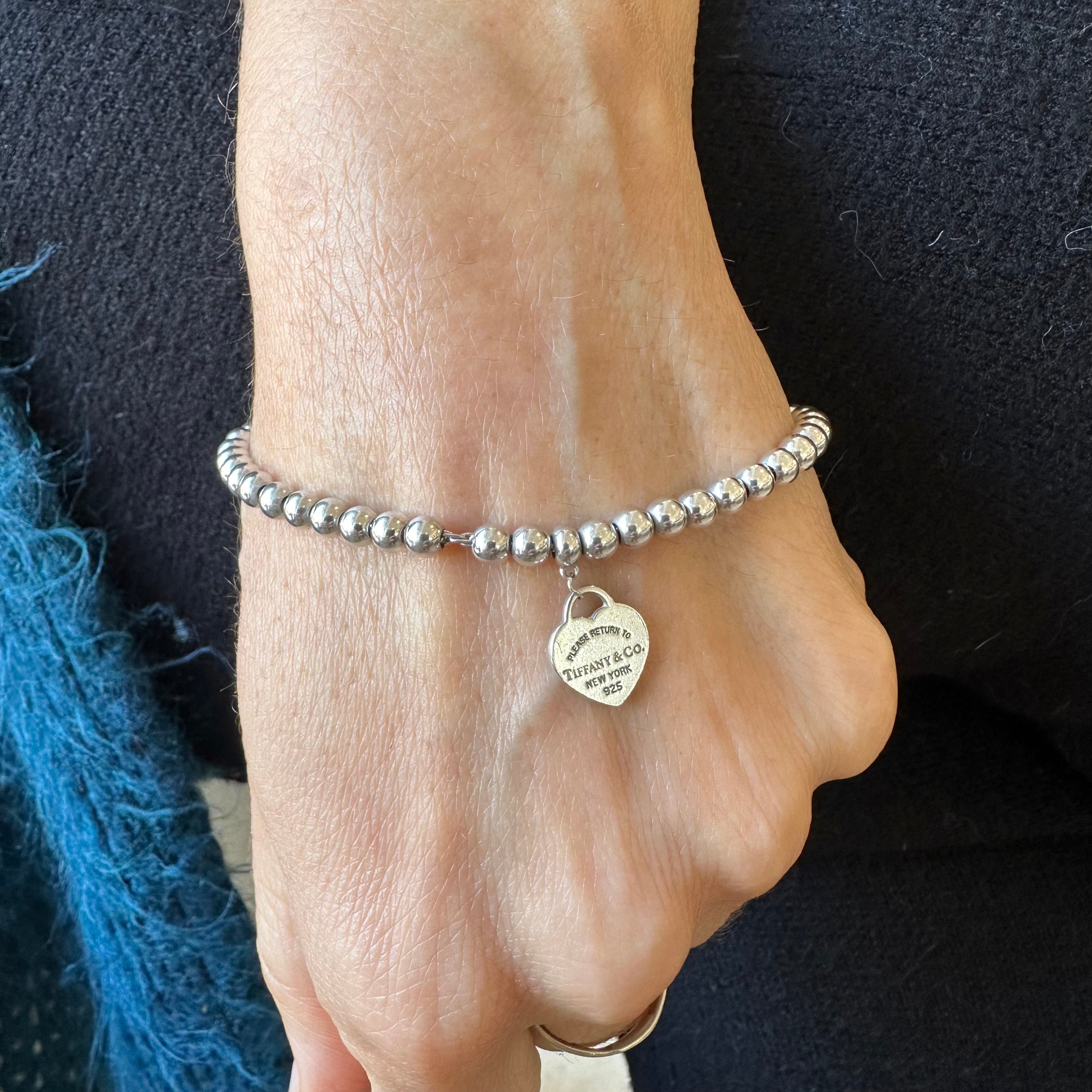 Tiffany & Co bracciale Bead Heart Tag