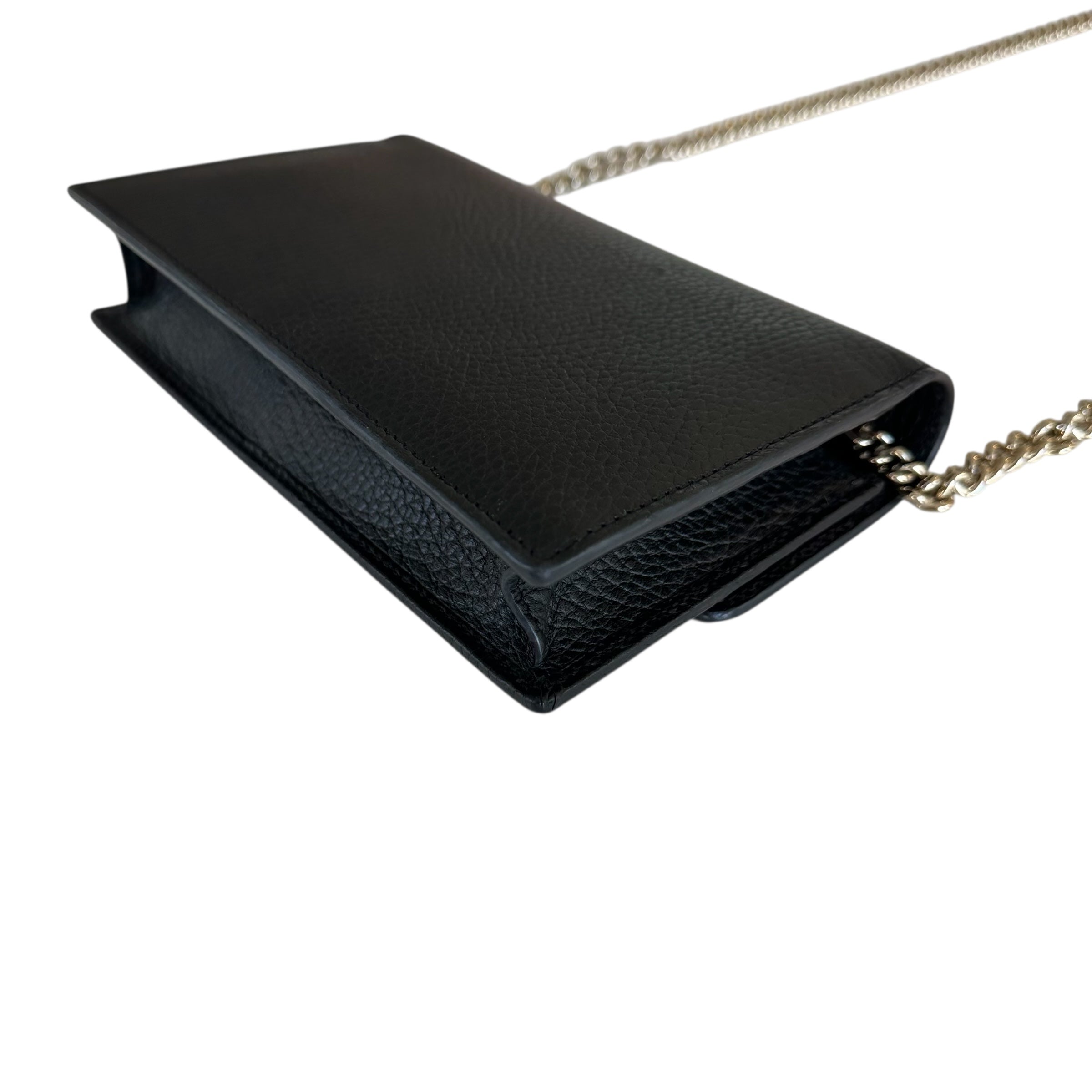 Gucci portafoglio con catena Interlocking