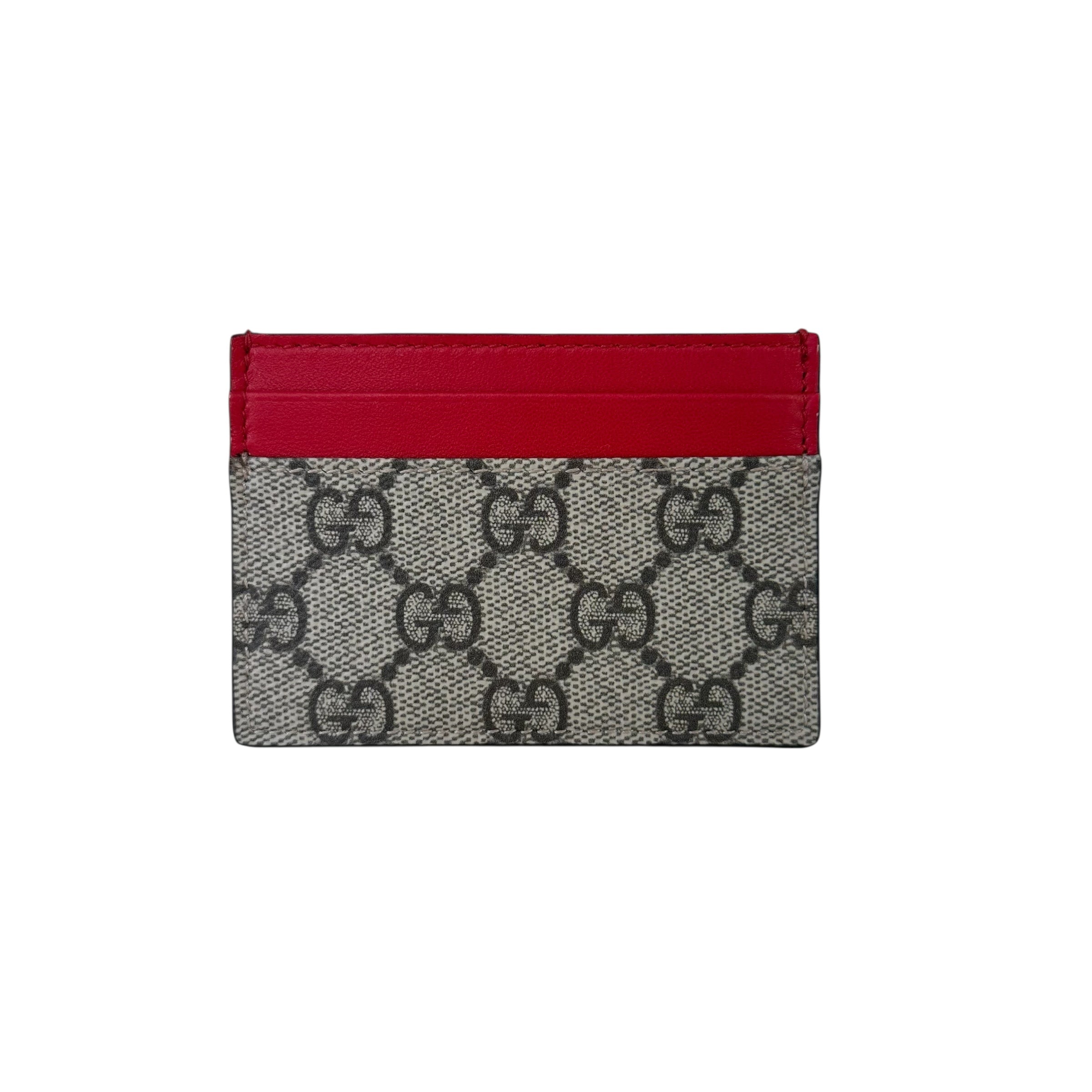 Gucci porta carte in tela GG Supreme