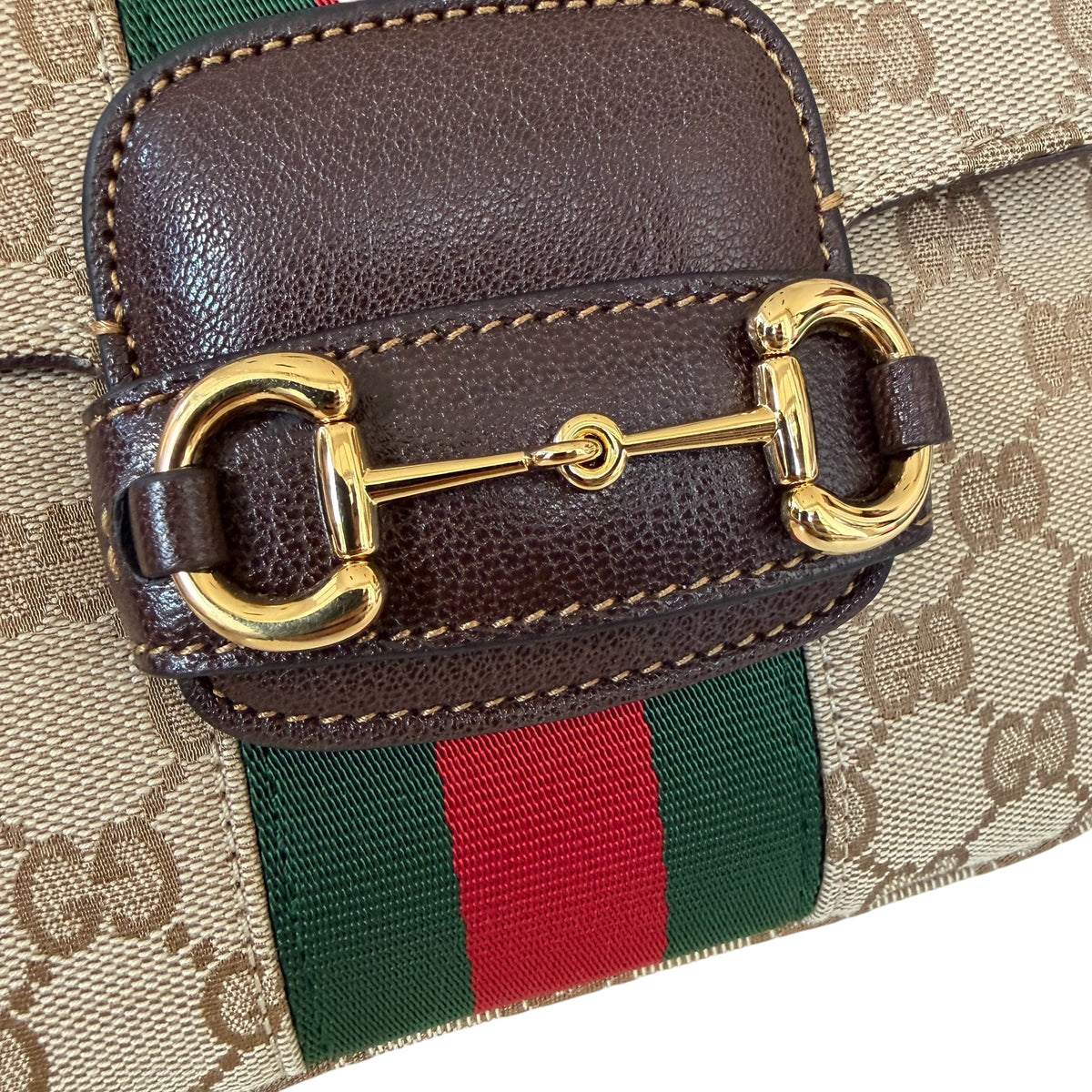 Gucci borsa a spalla Horsebit 1955