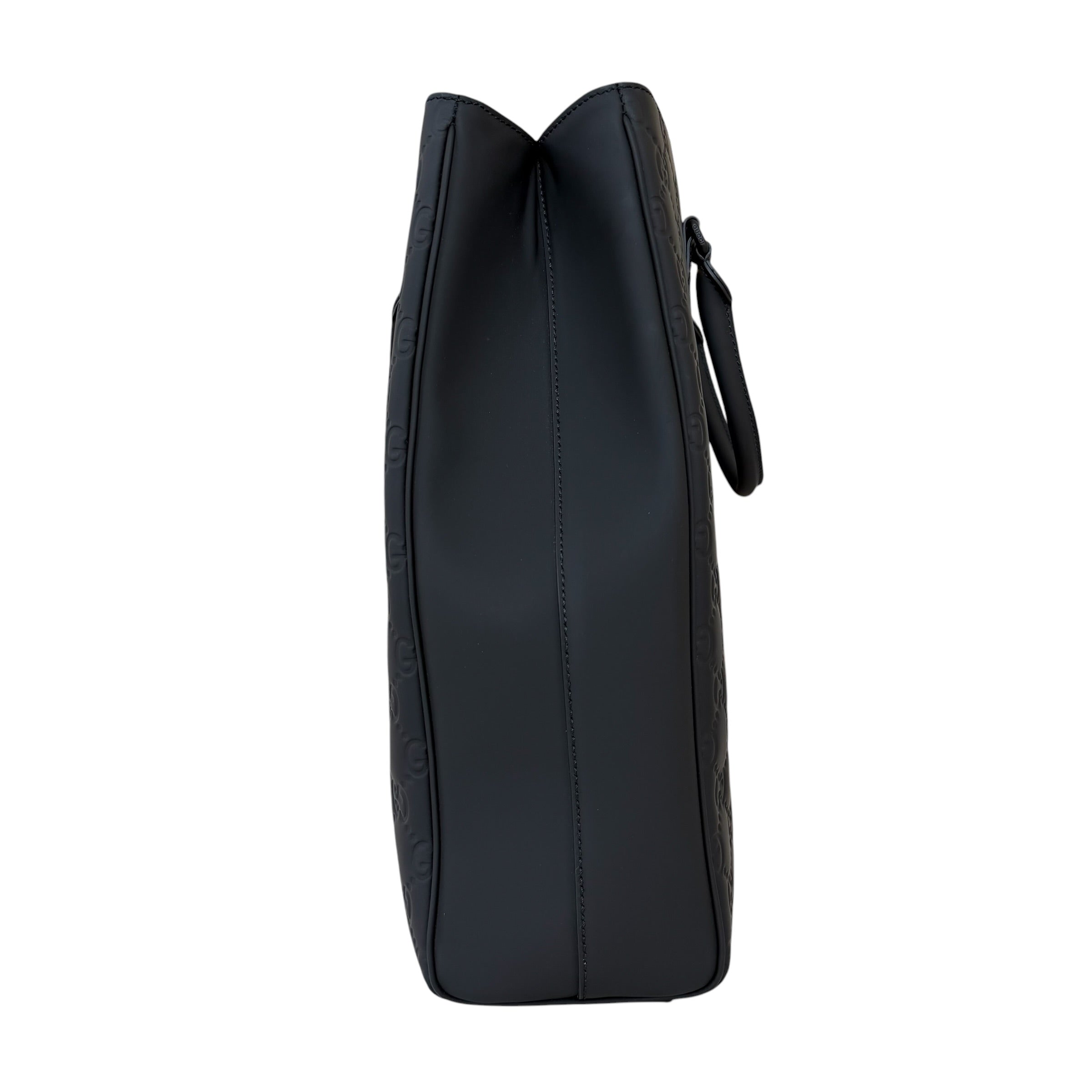 Gucci borsa shopping in pelle GG