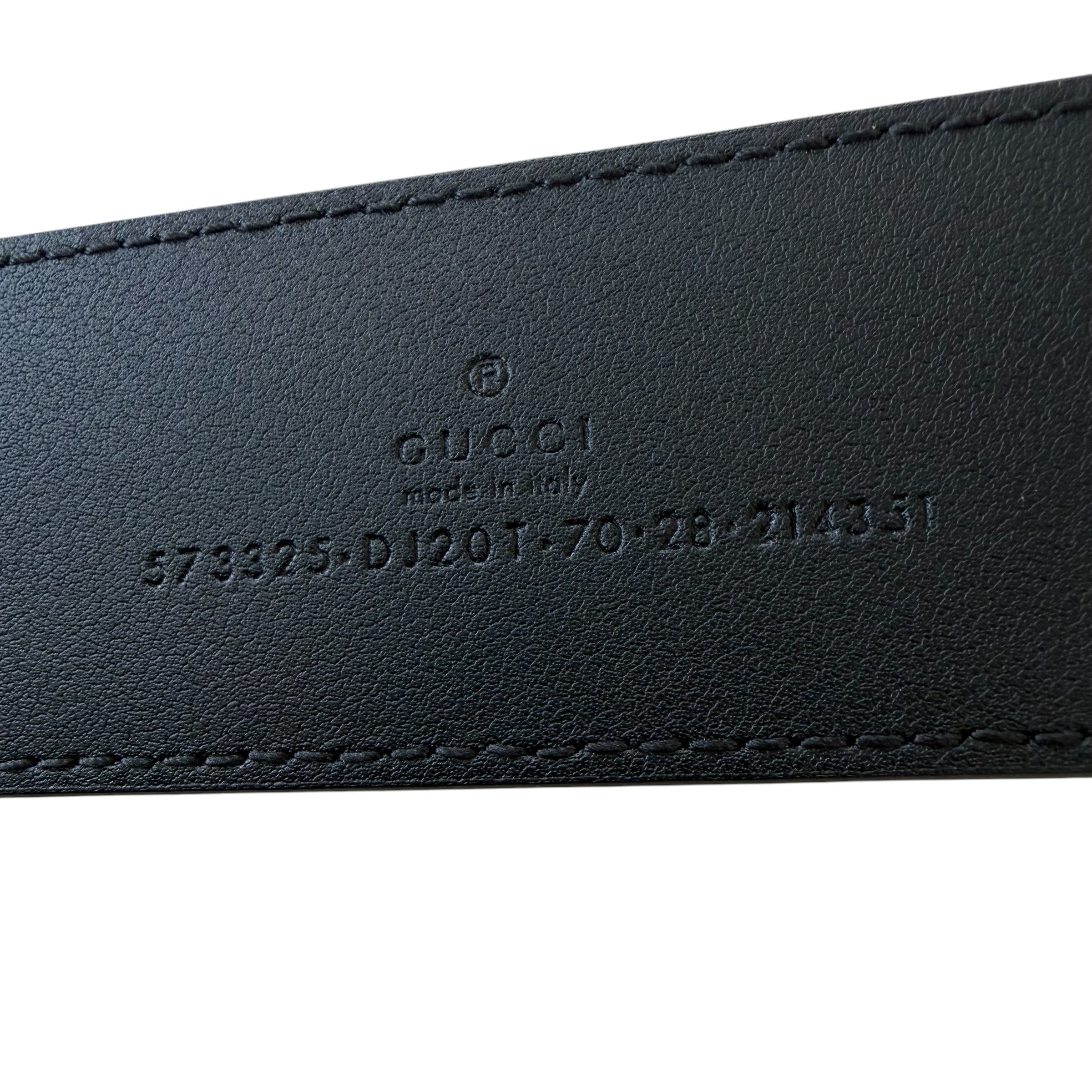 Gucci cintura in pelle martellata