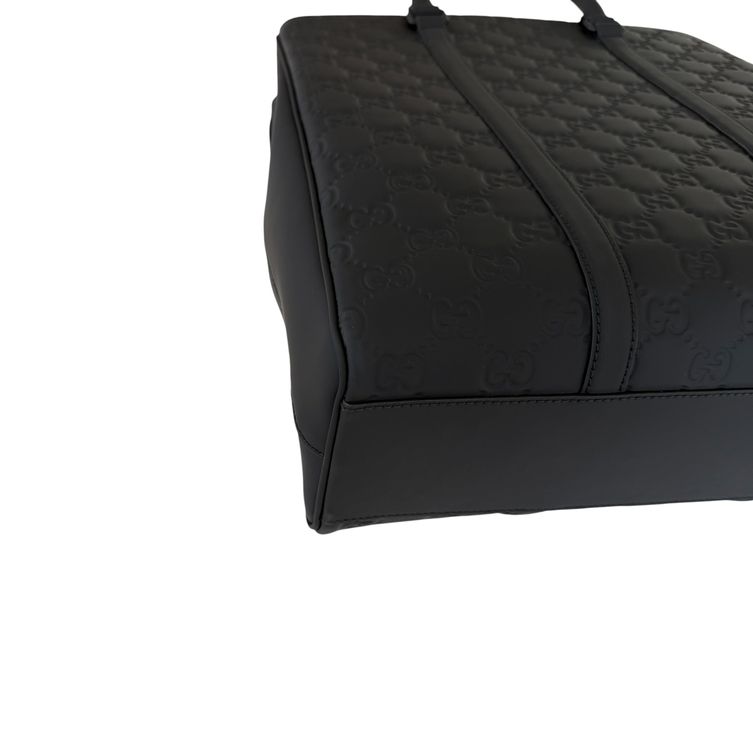 Gucci borsa shopping in pelle GG