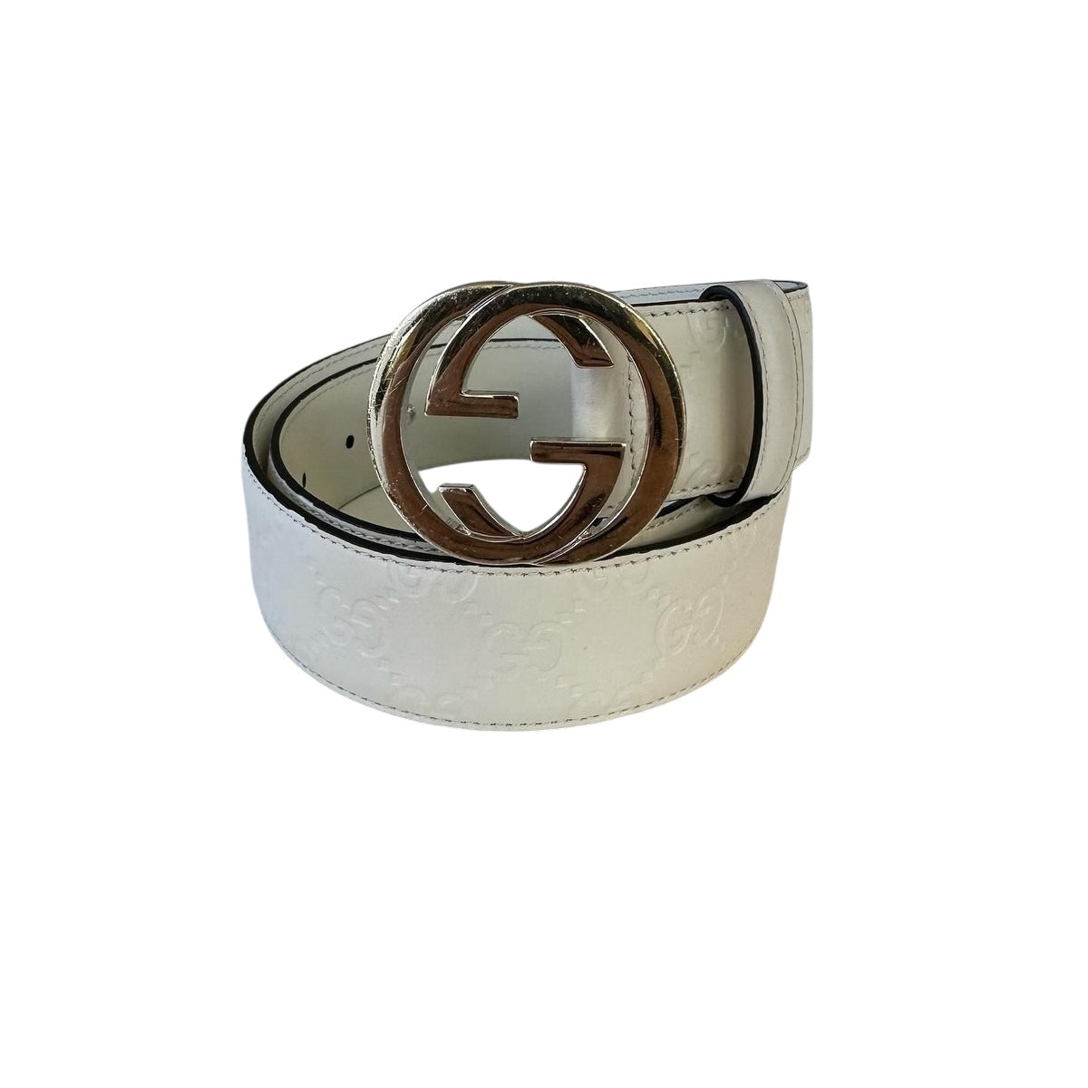Cintura Gucci Interlocking in pelle GG Stile: 370543