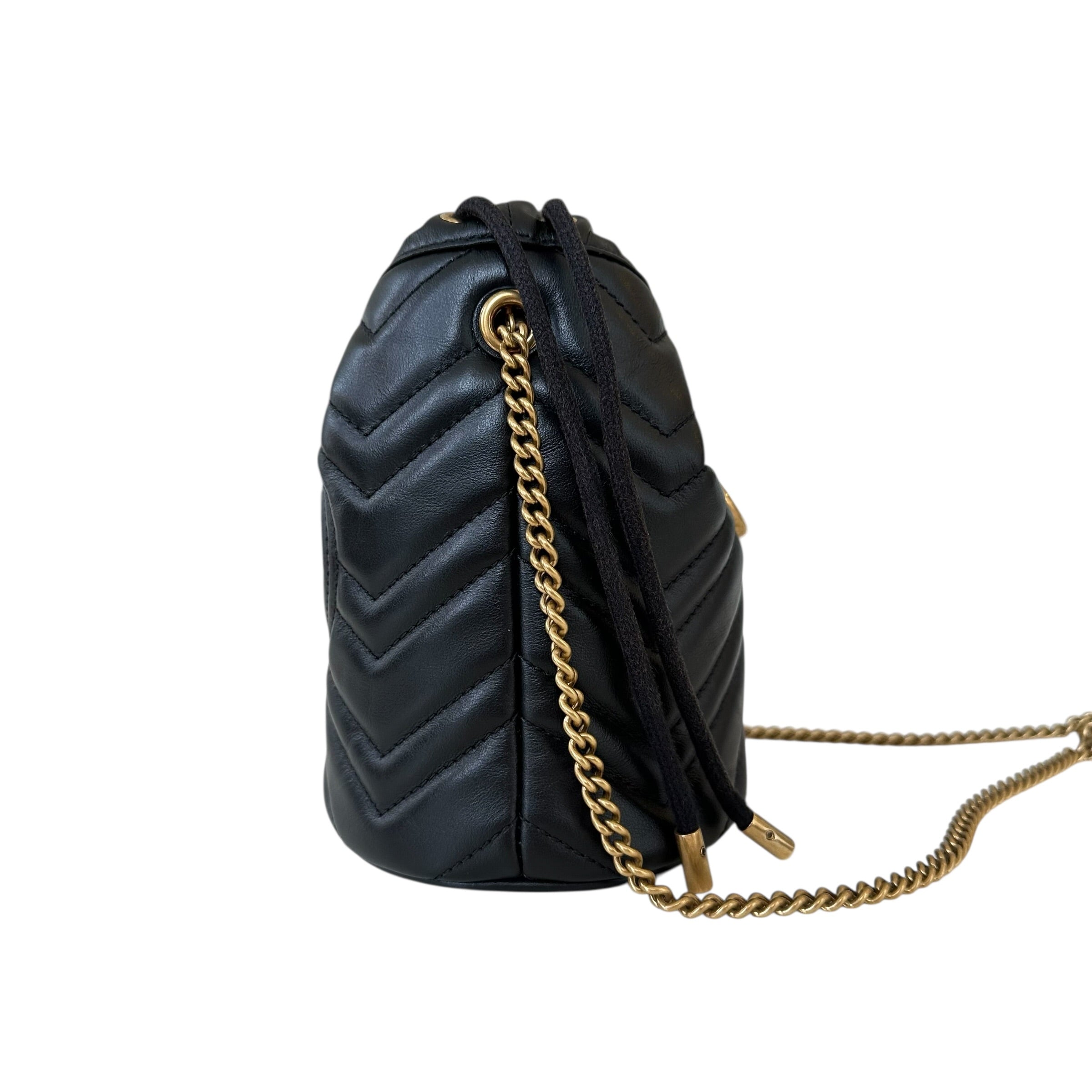 Gucci mini borsa a secchiello GG Marmont