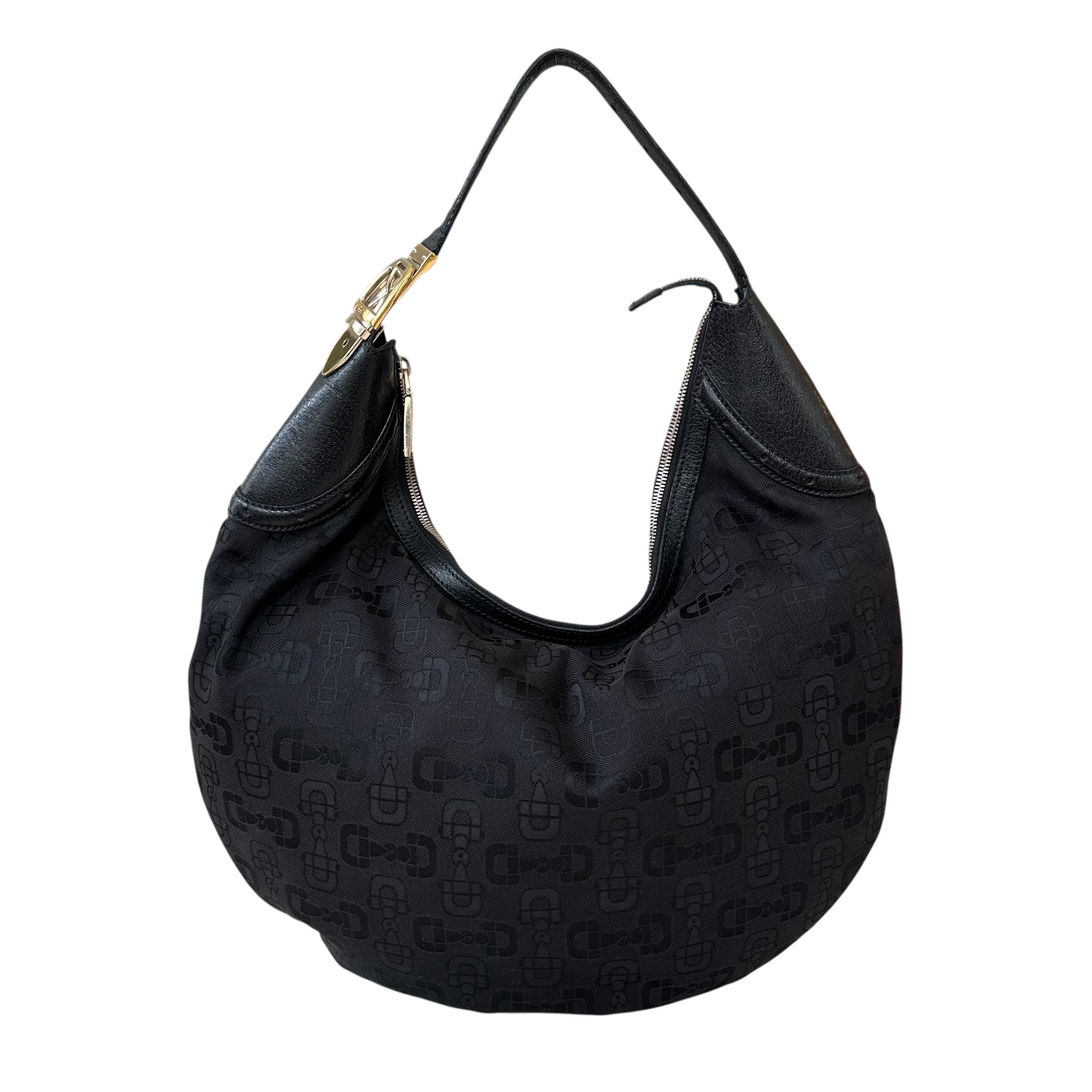 Gucci borsa hobo in tela Horsebit