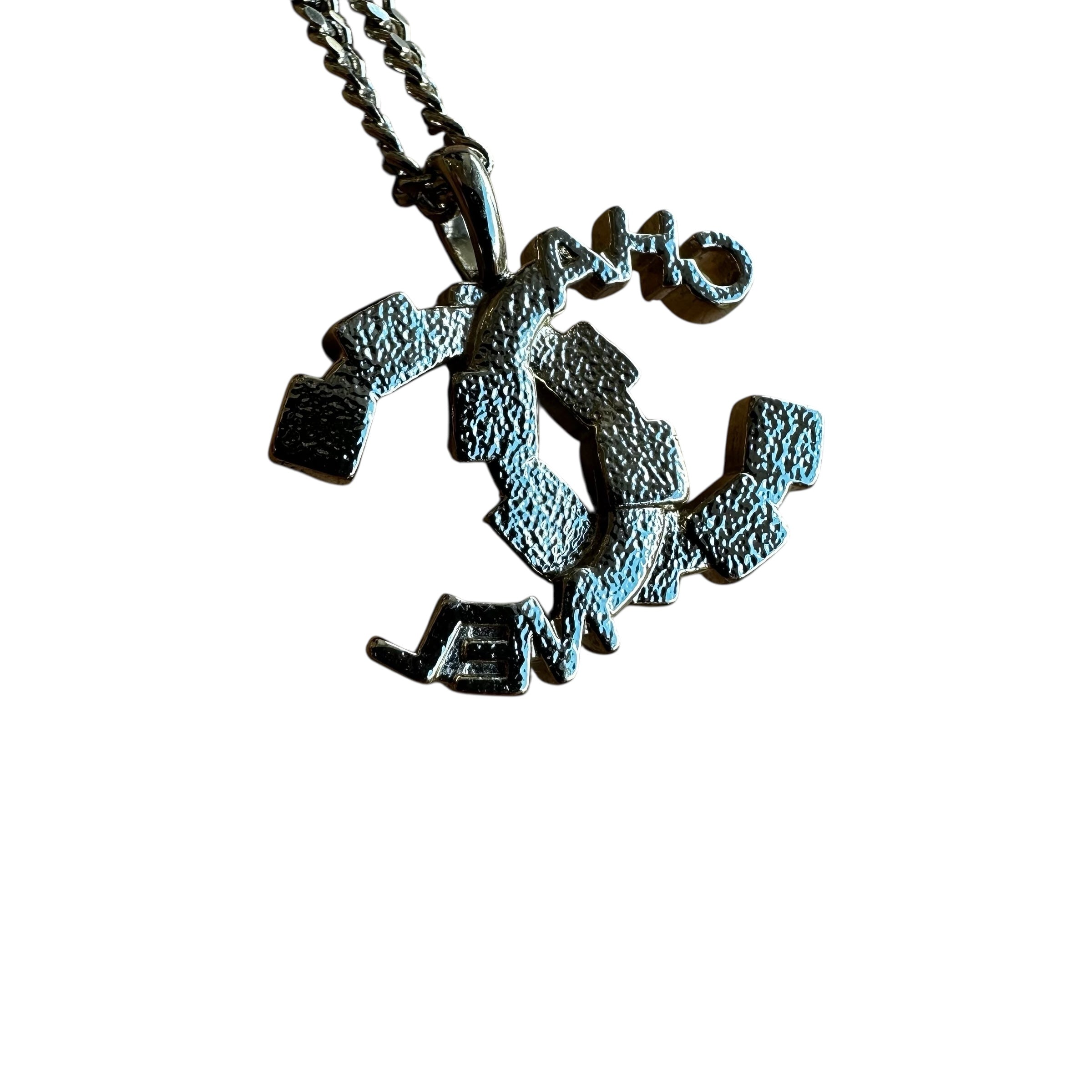 Chanel pendente CC su catena