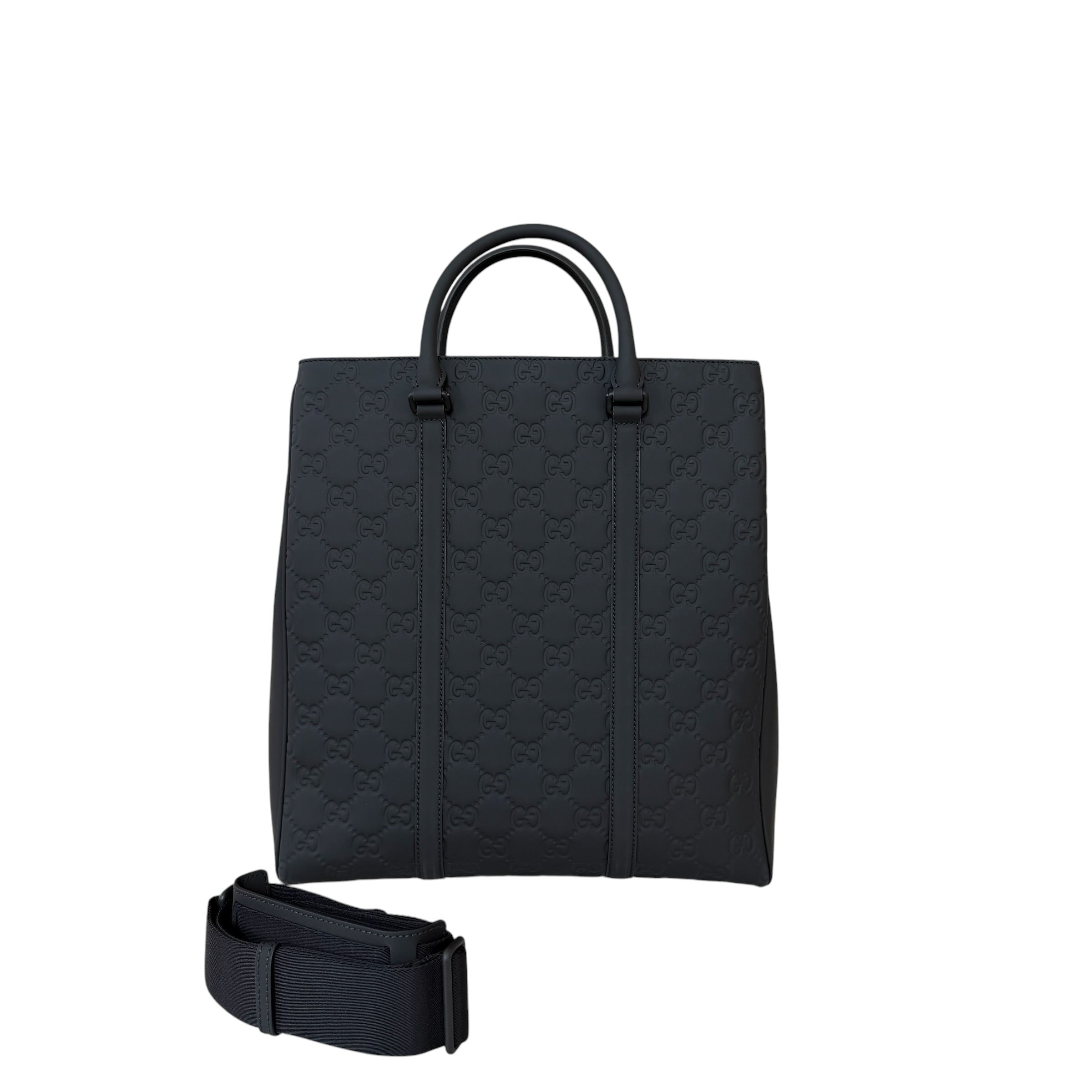Gucci borsa shopping in pelle GG