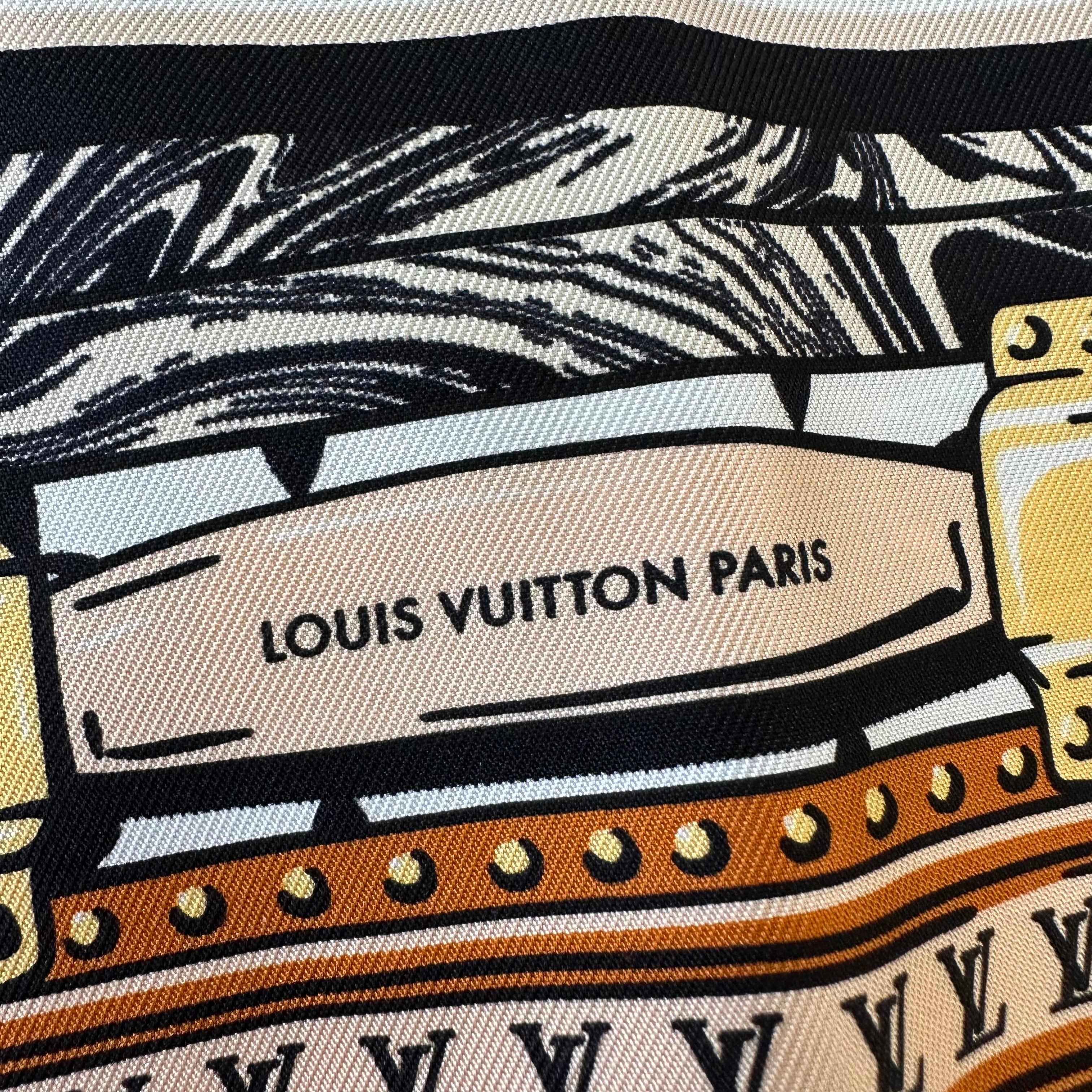 Louis Vuitton foulard Library Square 70 S00