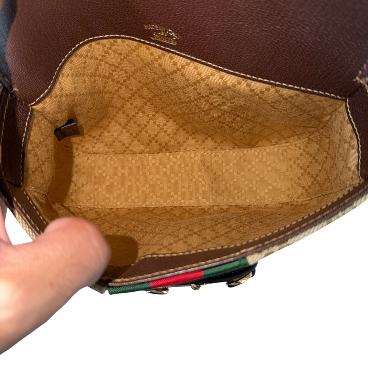 Gucci borsa a spalla Horsebit 1955